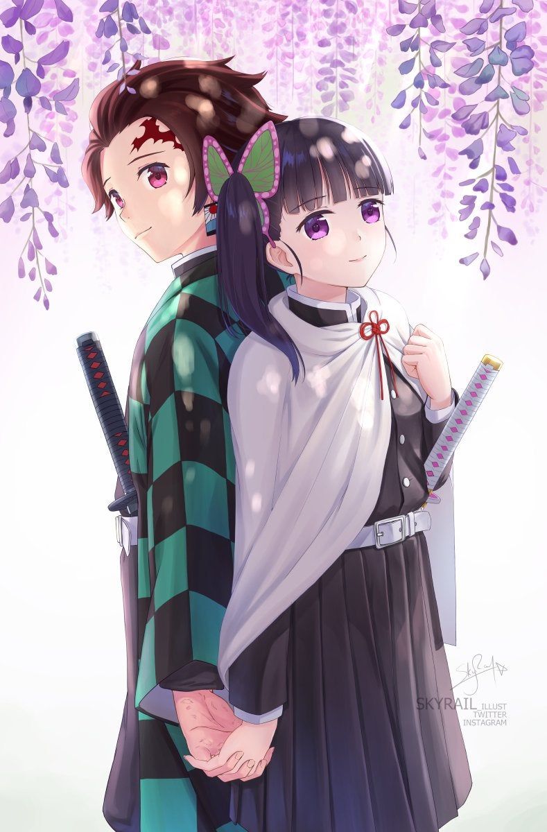 Tanjiro and kanao matching pfp