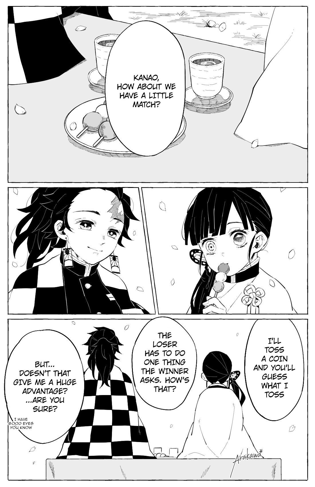 Kimetsu no Yaiba: Tanjirou x Kanao Doujin [Oneshot]