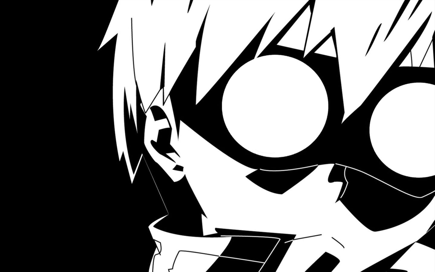 wallpaper: Black And White Anime Wallpaper