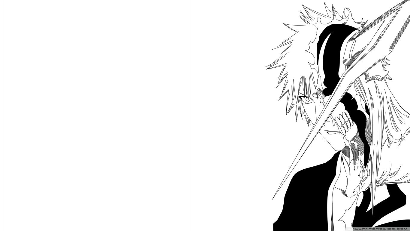 Black And White Anime Wallpaper Top Free Black And