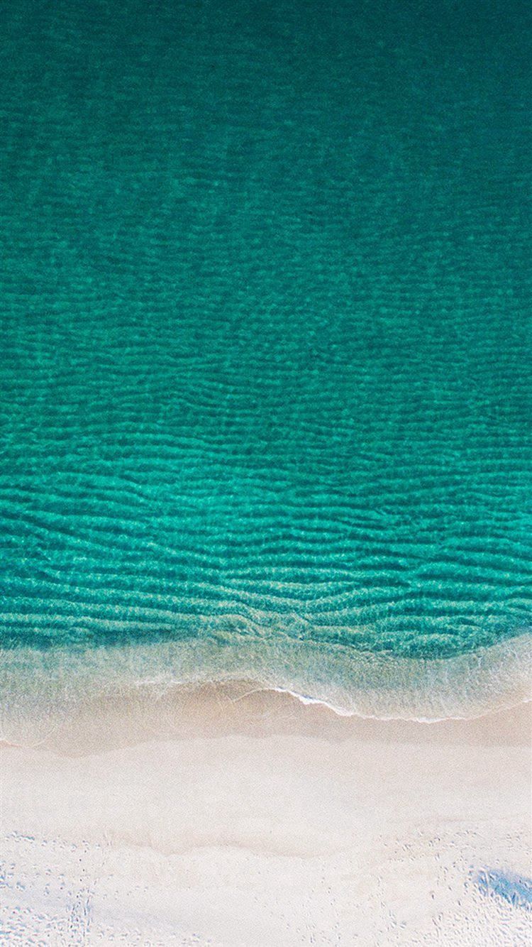 Sea Ocean Green Minimal Nature Wave Earth iPhone 8 Wallpaper Free Download