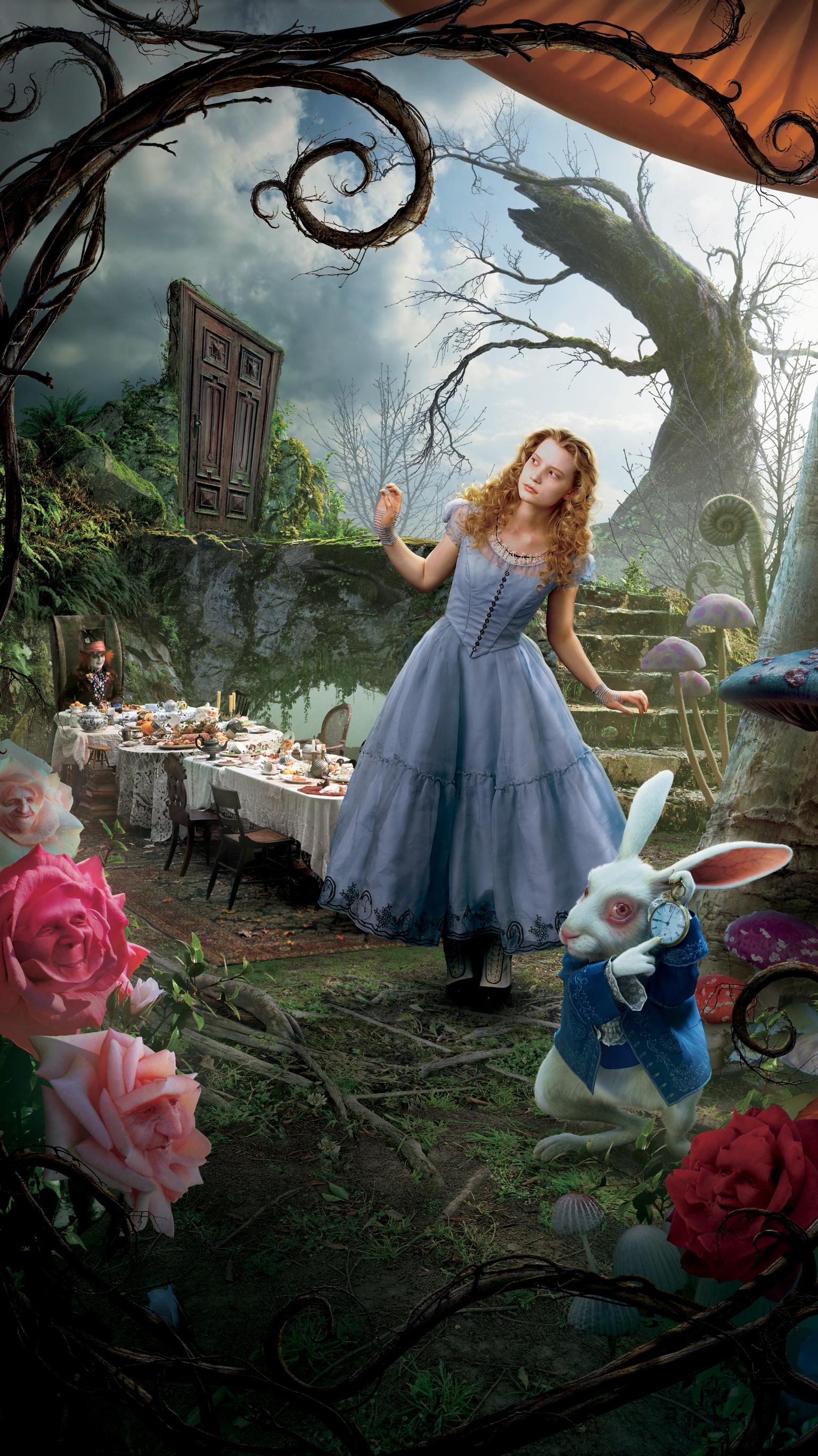 Alice in Wonderland (2010) Phone Wallpaper