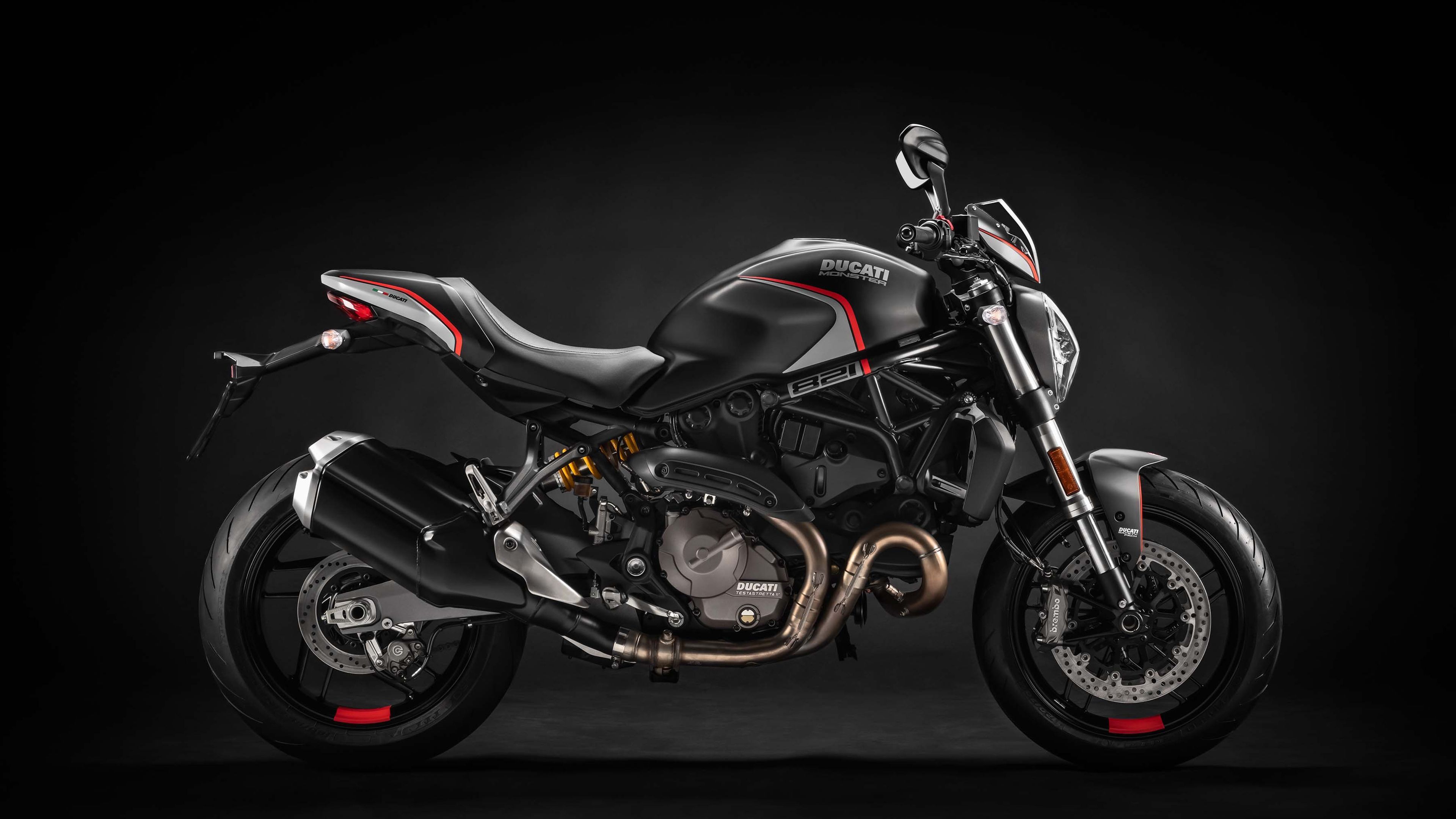 Ducati Monster 821 Stealth 4K .hdwallpaper.in