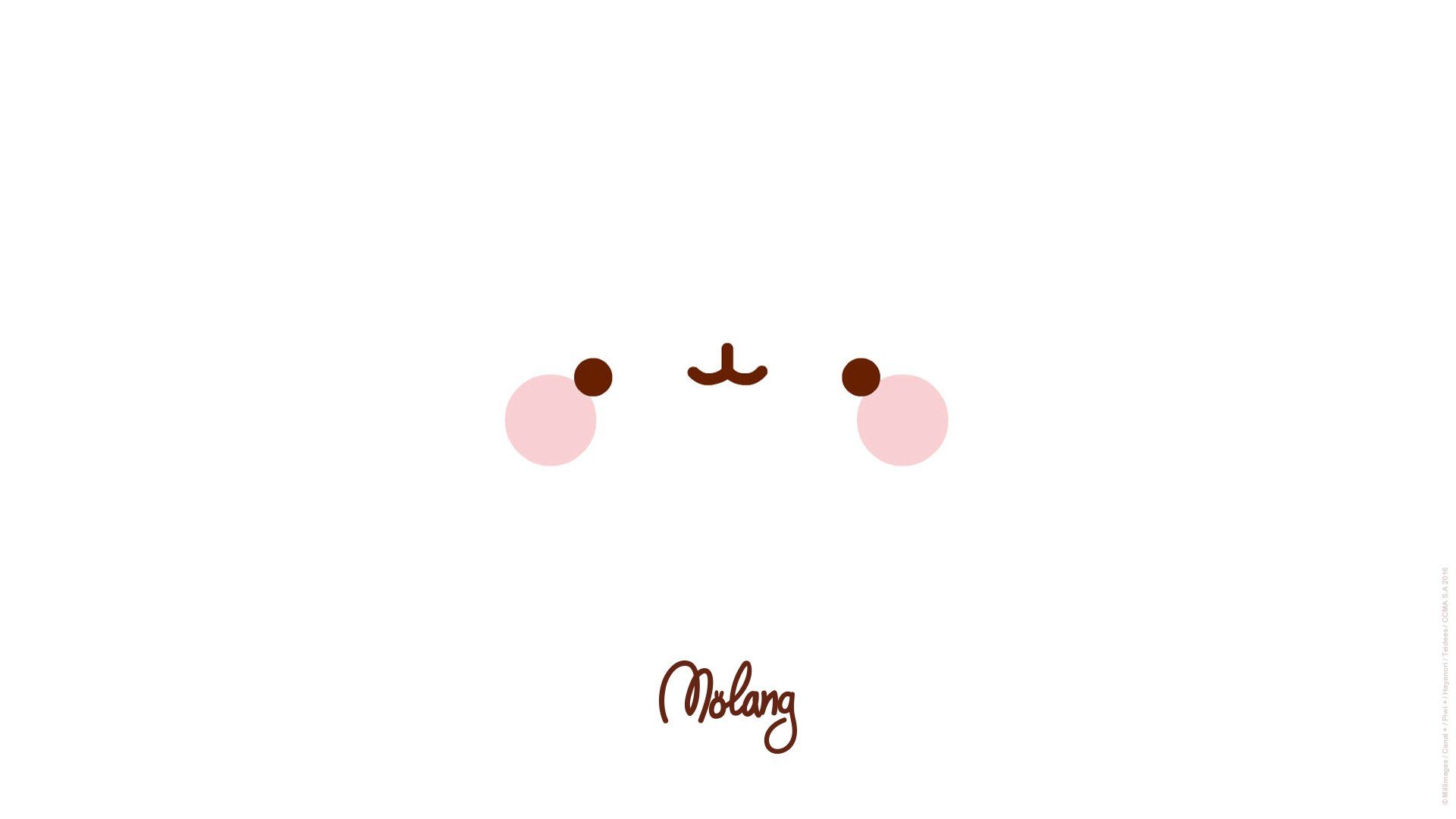 Molang to customise your desktop and your phone with our official #Molang and #PiuPiu wallpaper? Now you can!
