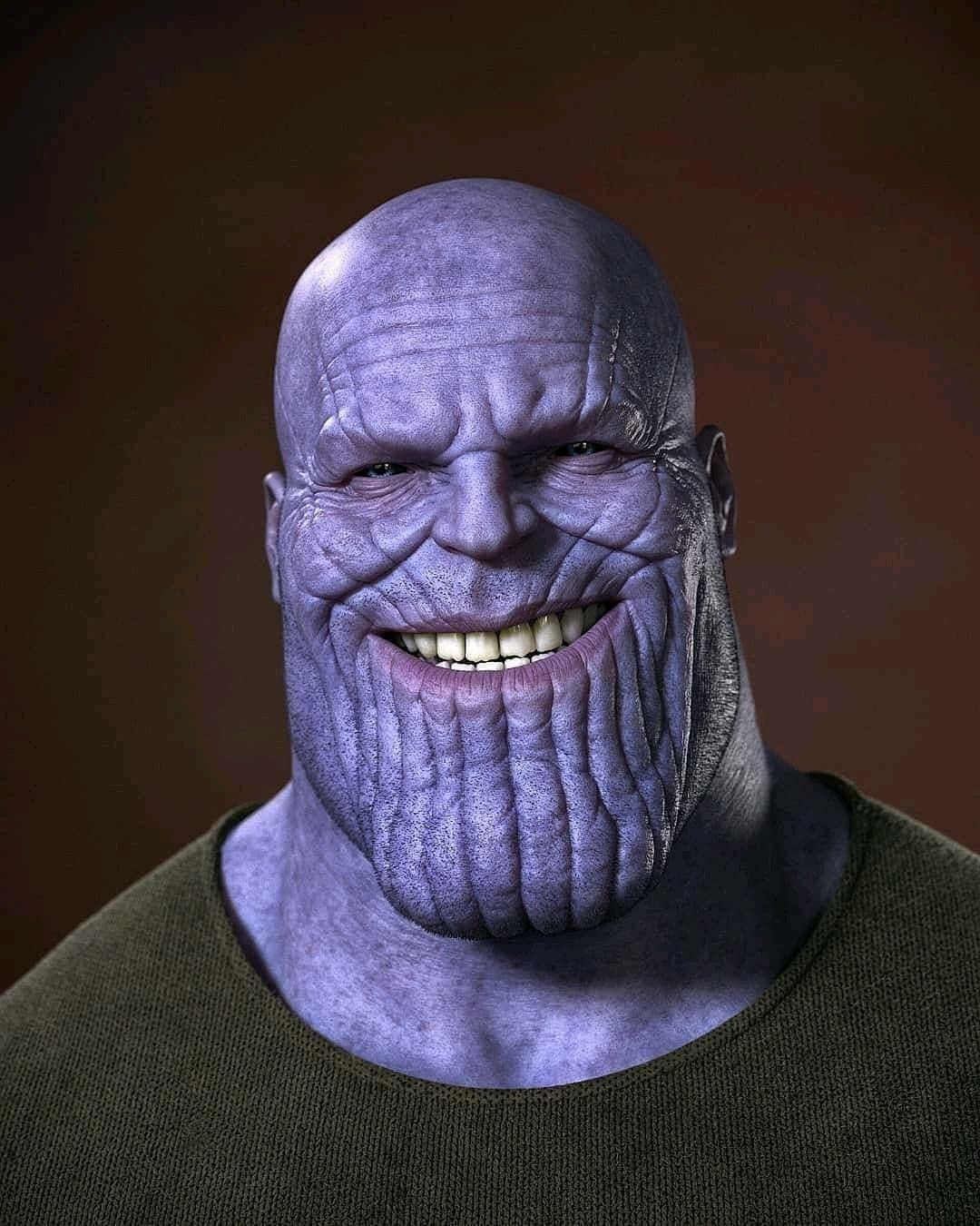 Thanos Face. Thanos face, Creepy smile, Movie wallpaper