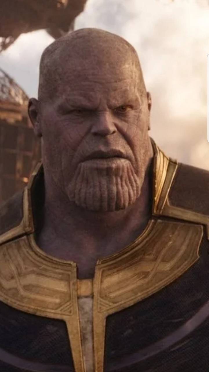Thanos face wallpaper