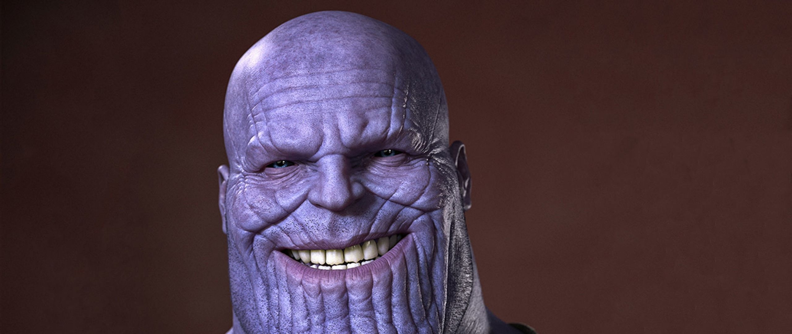 Download Ever Seen Thanos Smiling in Avengers 4? Dual Wide display 1080p wallpaper 2560x1080