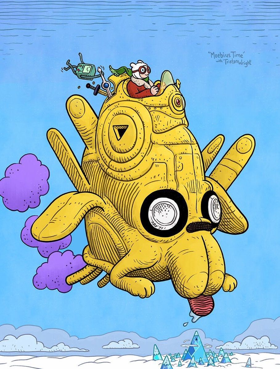 Could someone please make this Moebius Adventure Time into 1920x1080