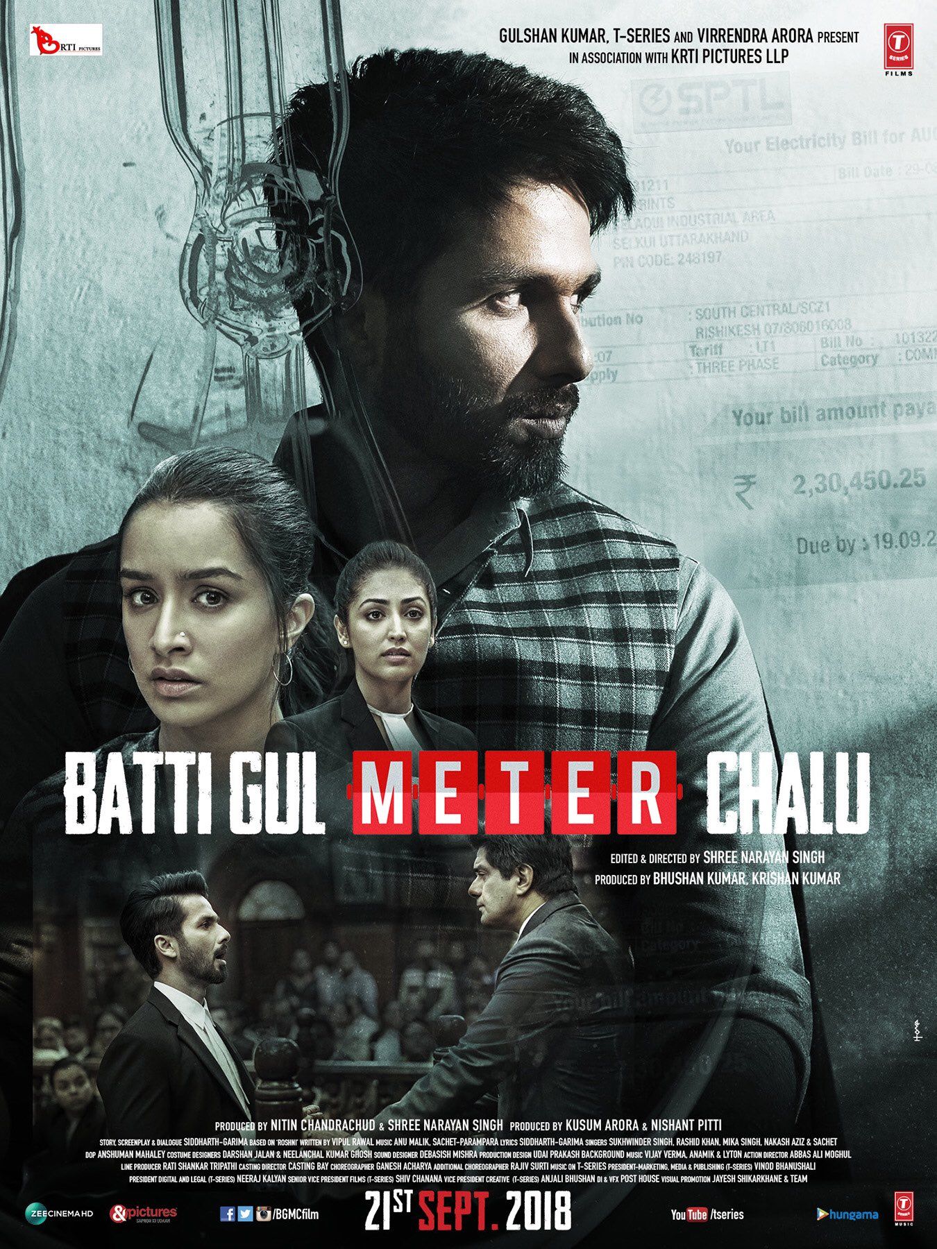 Shahid Kapoor and Shraddha Kapoor starrer Batti Gul Meter Chaalu trailer to  be launched today, batti gul meter chalu HD phone wallpaper | Pxfuel