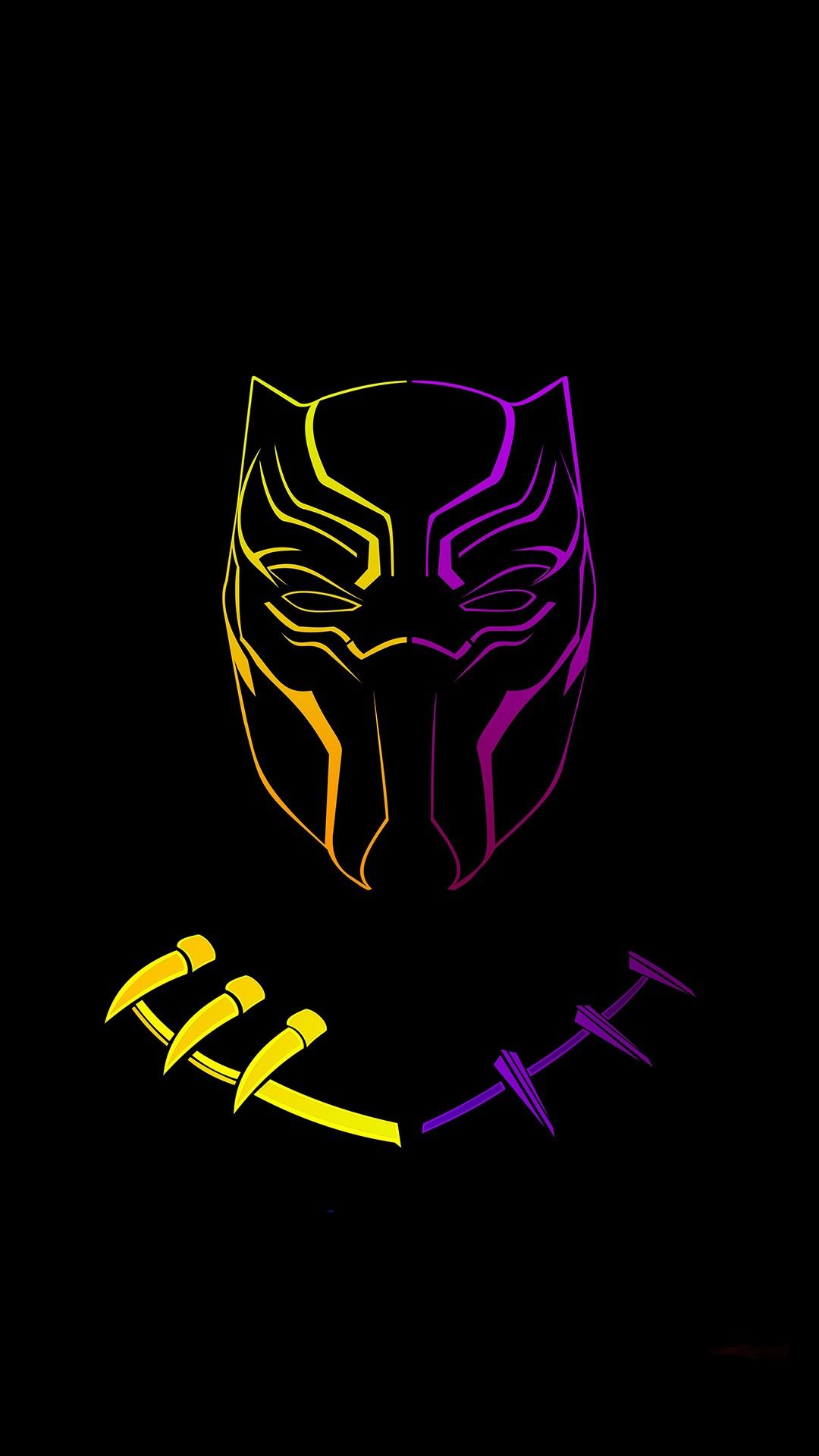 Black panther drawing