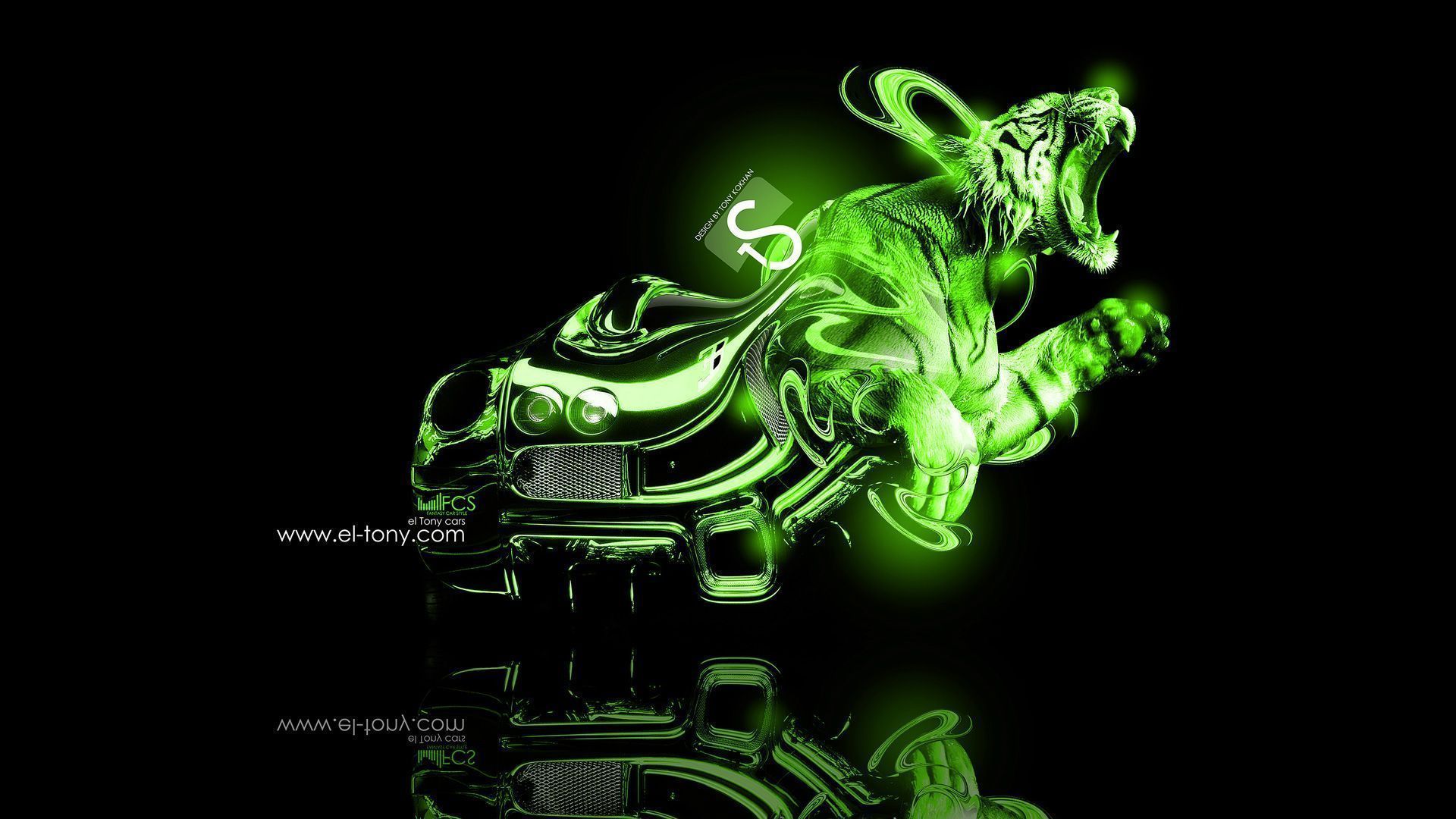 Green Tiger Wallpaper