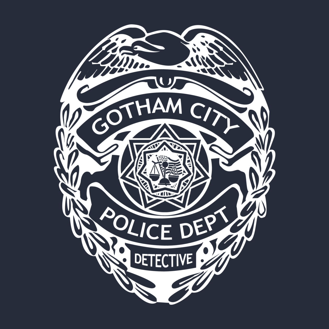 Gotham GCPD Badge by SquareDog. Gcpd gotham city, Gotham, Gotham city