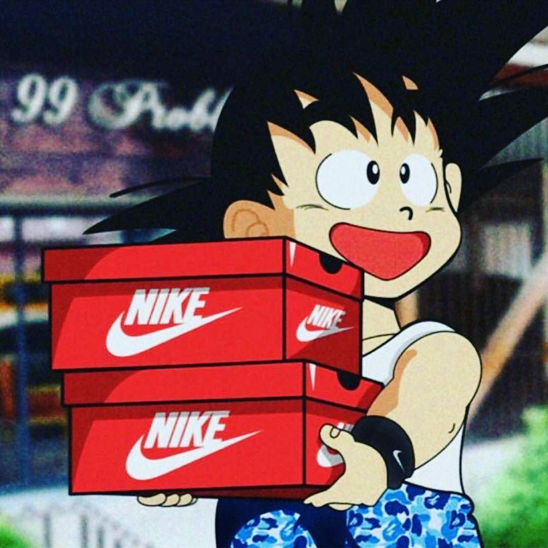 Goku Nike Wallpapers Wallpaper Cave 