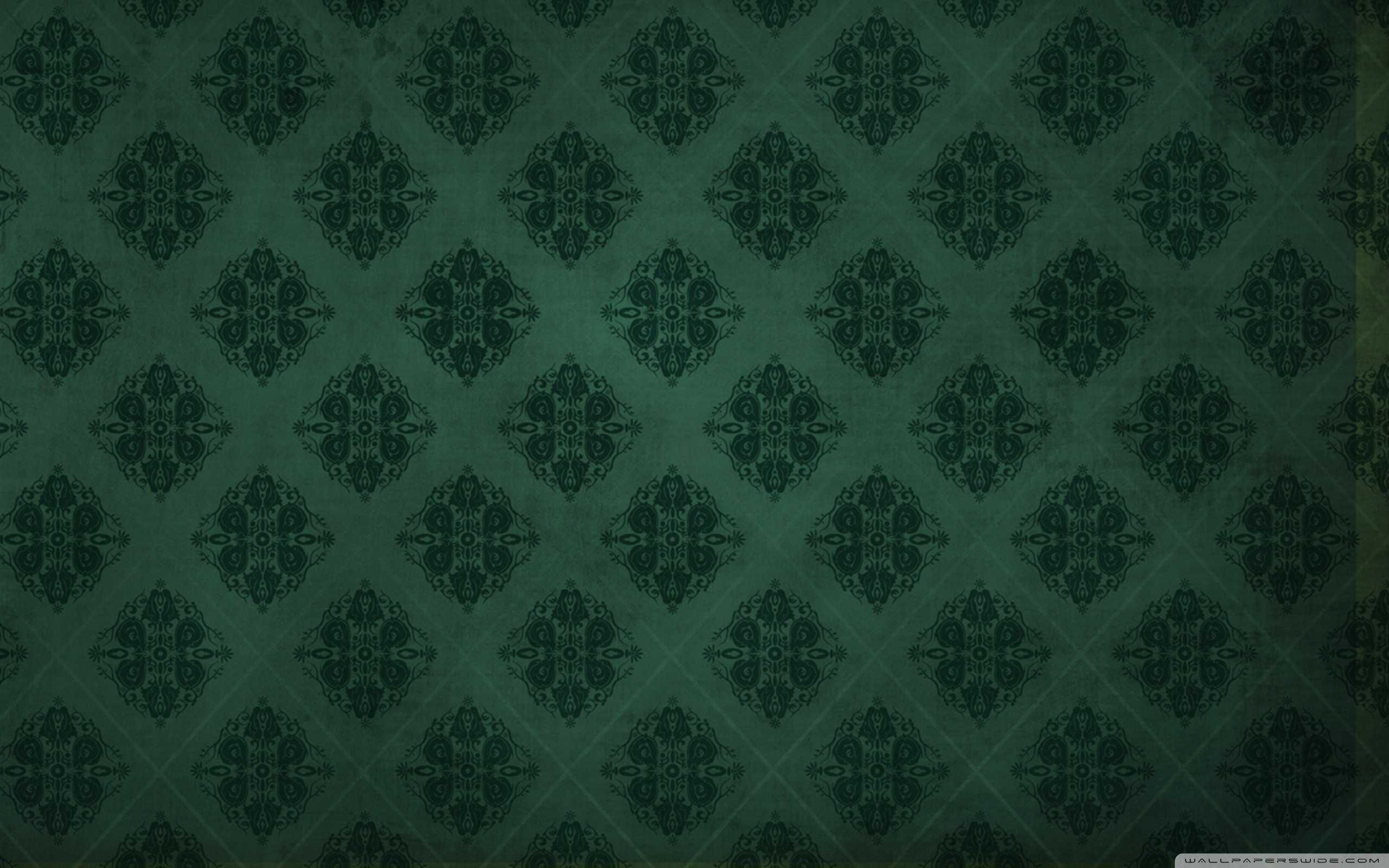Green Damask Wallpaper /green Damask Wallpaper/ HD Wallpaper. Dark Green Wallpaper, Green Wallpaper, Pattern Wallpaper