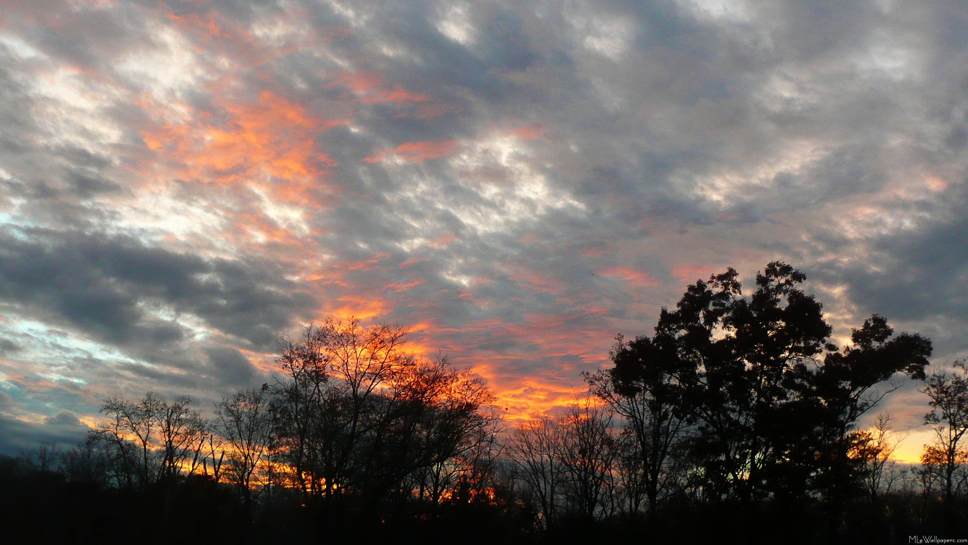 Winter Sunset Wallpaper & Background Download