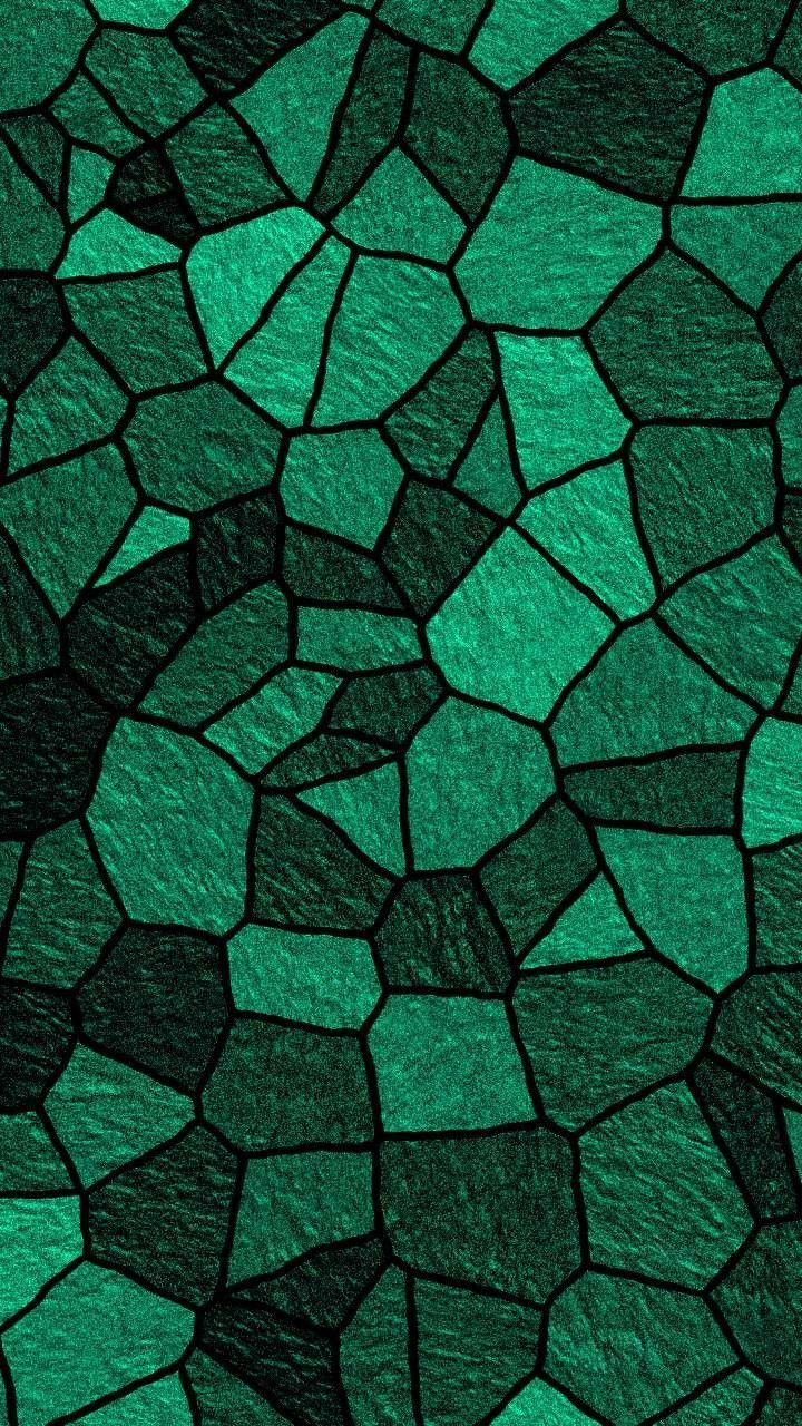 Green Mosaic Tile Pattern Wallpaper. Phone wallpaper design, Green mosaic tiles, Watercolor wallpaper iphone