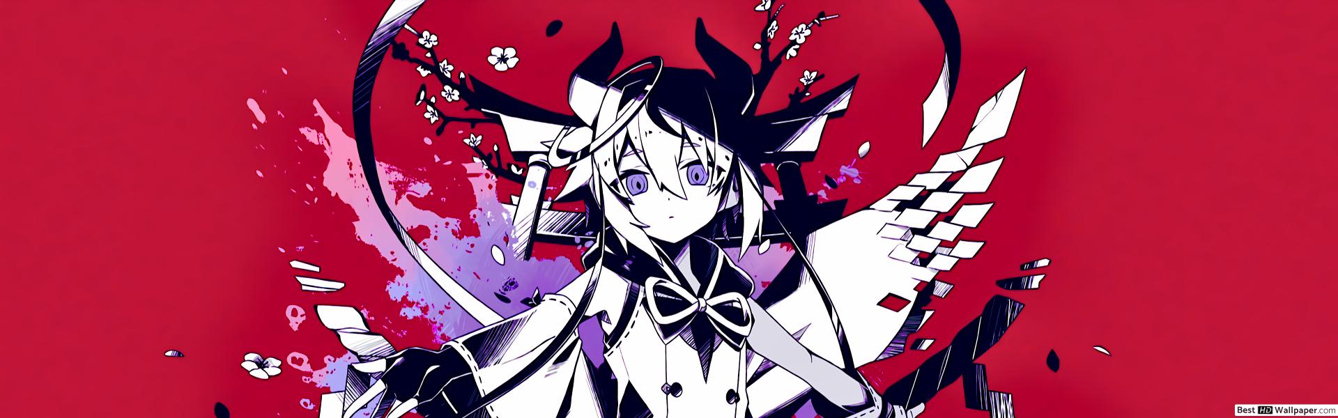 Anime Girl Mafumafu HD wallpaper download