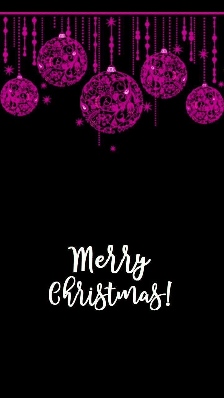 Black and pink winter snow flake. Christmas phone wallpaper, Christmas wallpaper, Cute christmas wallpaper
