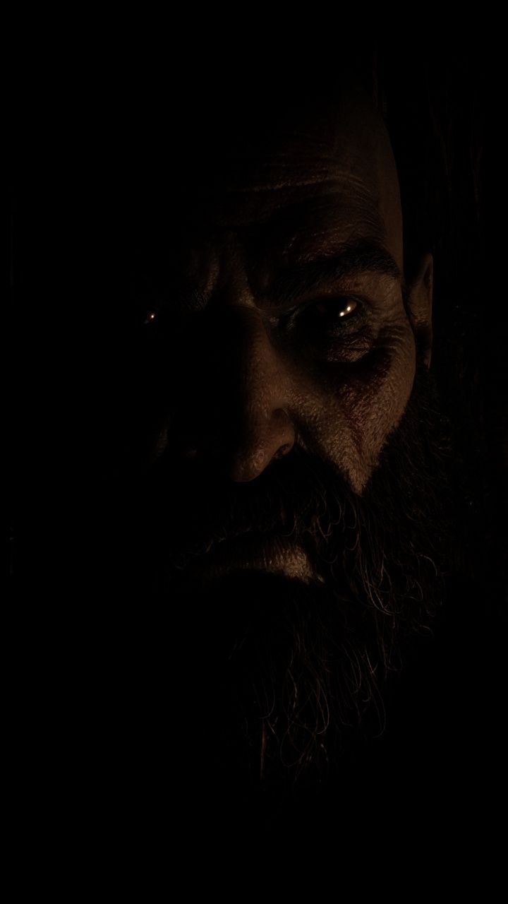 Kratos, God of war, dark, warrior, art, 720x1280 wallpaper. God of war, Kratos god of war, Art
