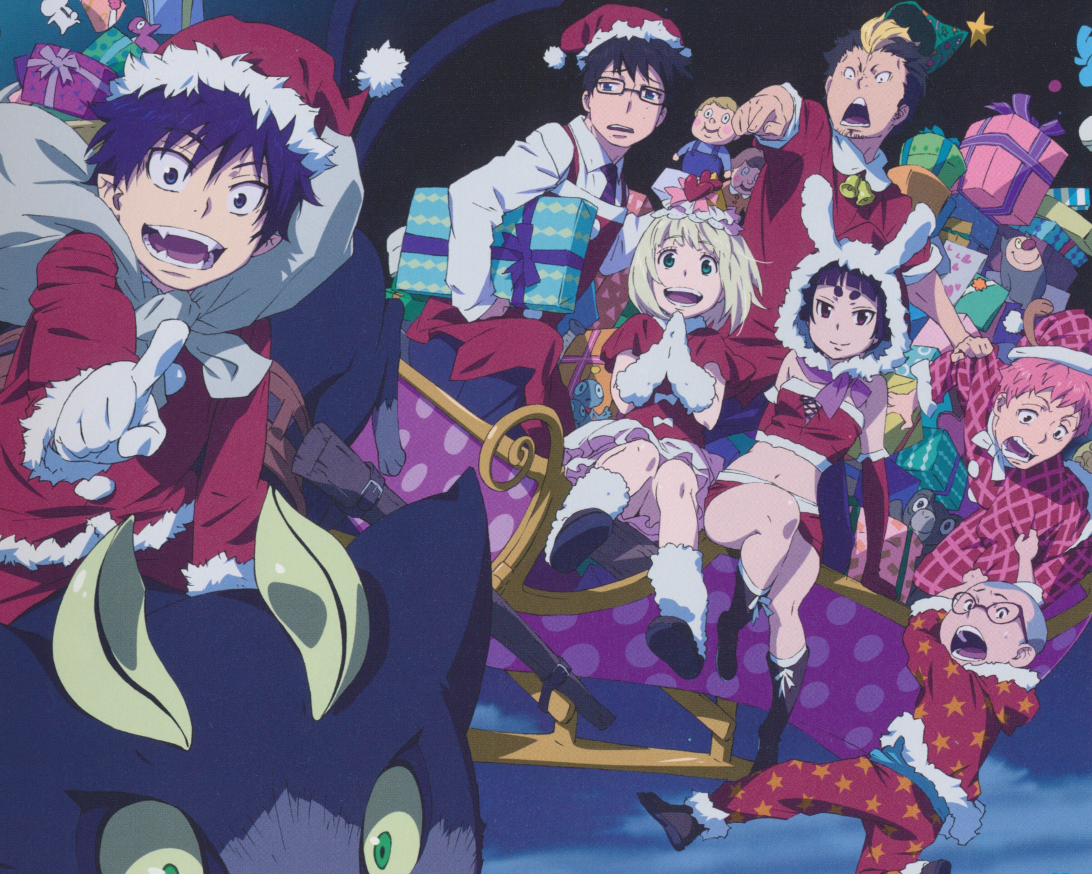 Merry Christmas Anime Wallpaper Free Merry Christmas Anime Background