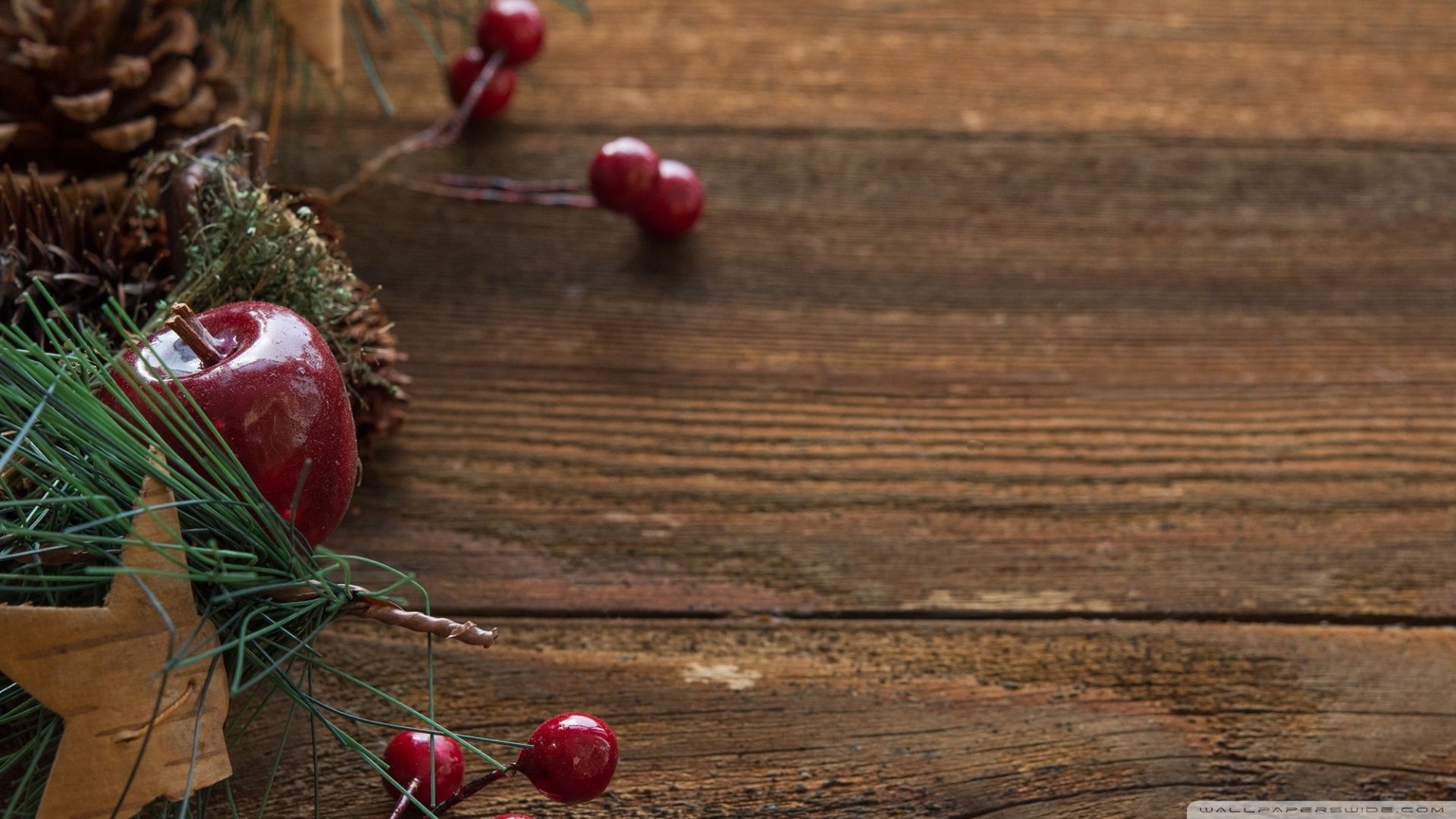 Rustic Christmas Table Decorations Background Ultra HD Desktop Background Wallpaper for 4K UHD TV, Widescreen & UltraWide Desktop & Laptop, Tablet