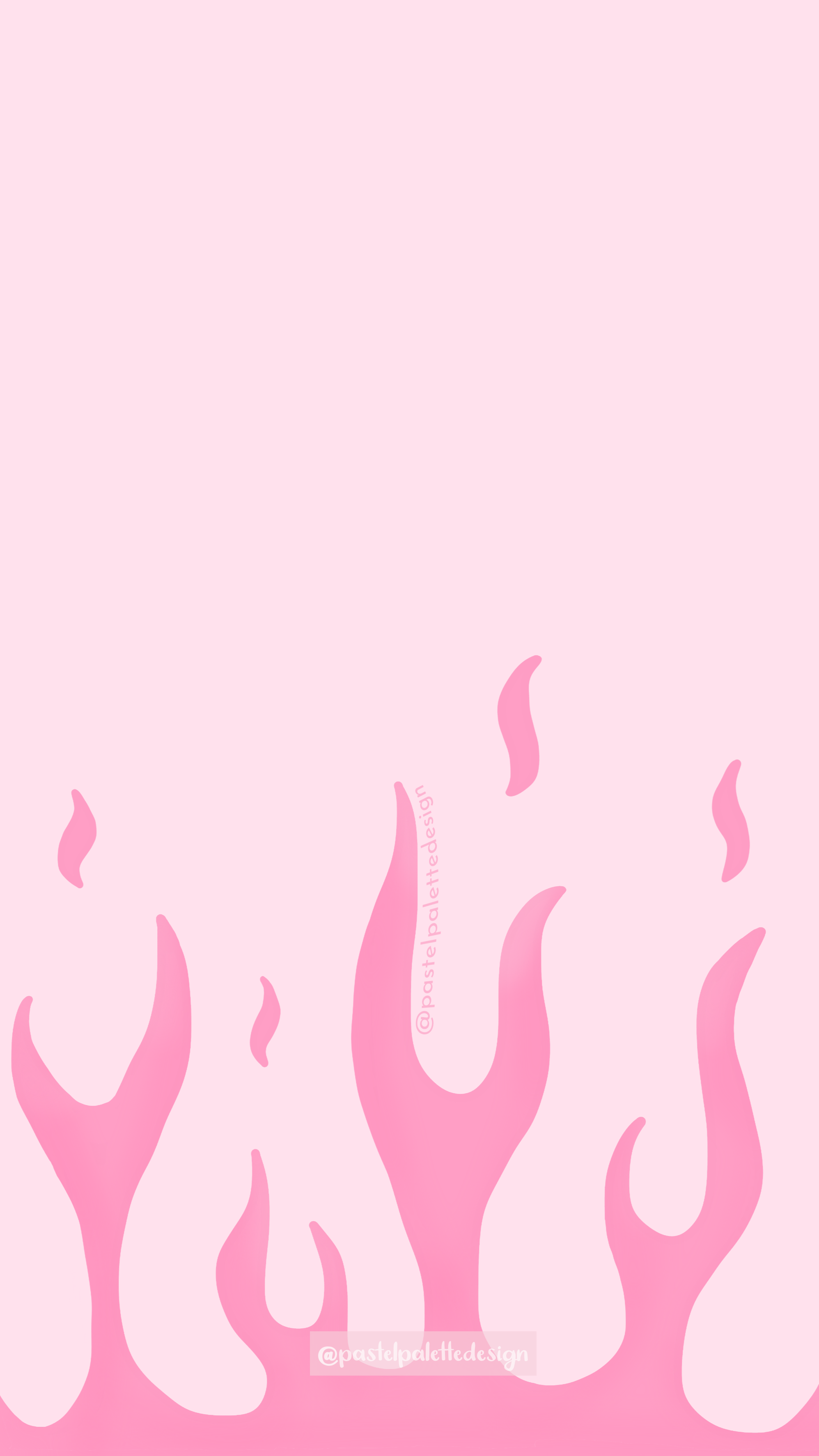 Pink Flames Wallpaper' IPhone 11 By Pastel PaletteD. Pink Wallpaper Iphone, Retro Wallpaper Iphone, Aesthetic Iphone Wallpaper