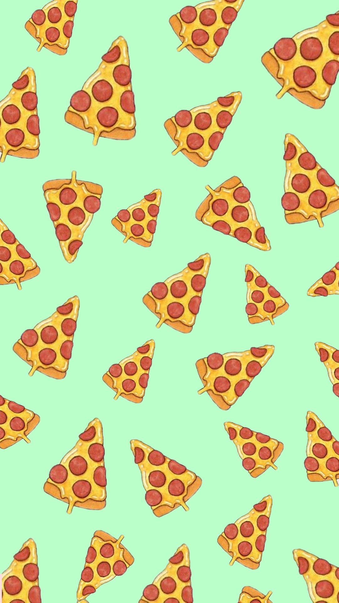 It's always pizza o'clock!. Cute patterns wallpaper, iPhone wallpaper, Cute food wallpaper