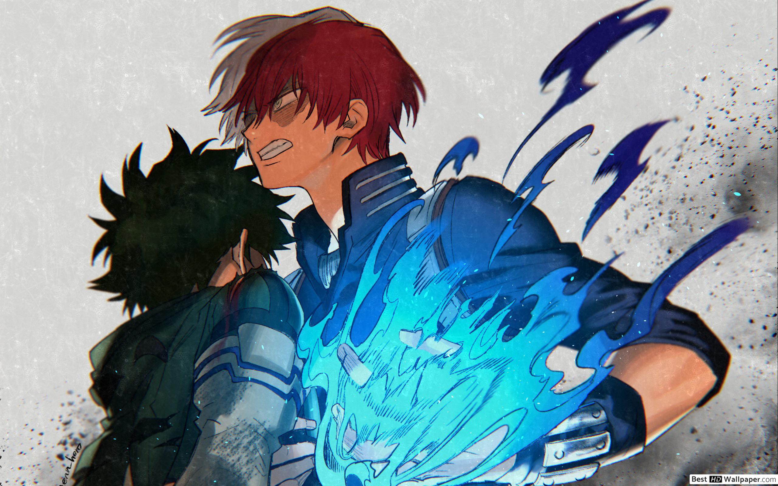 Izuku Midoriya & Shoto Todoroki HD wallpaper download