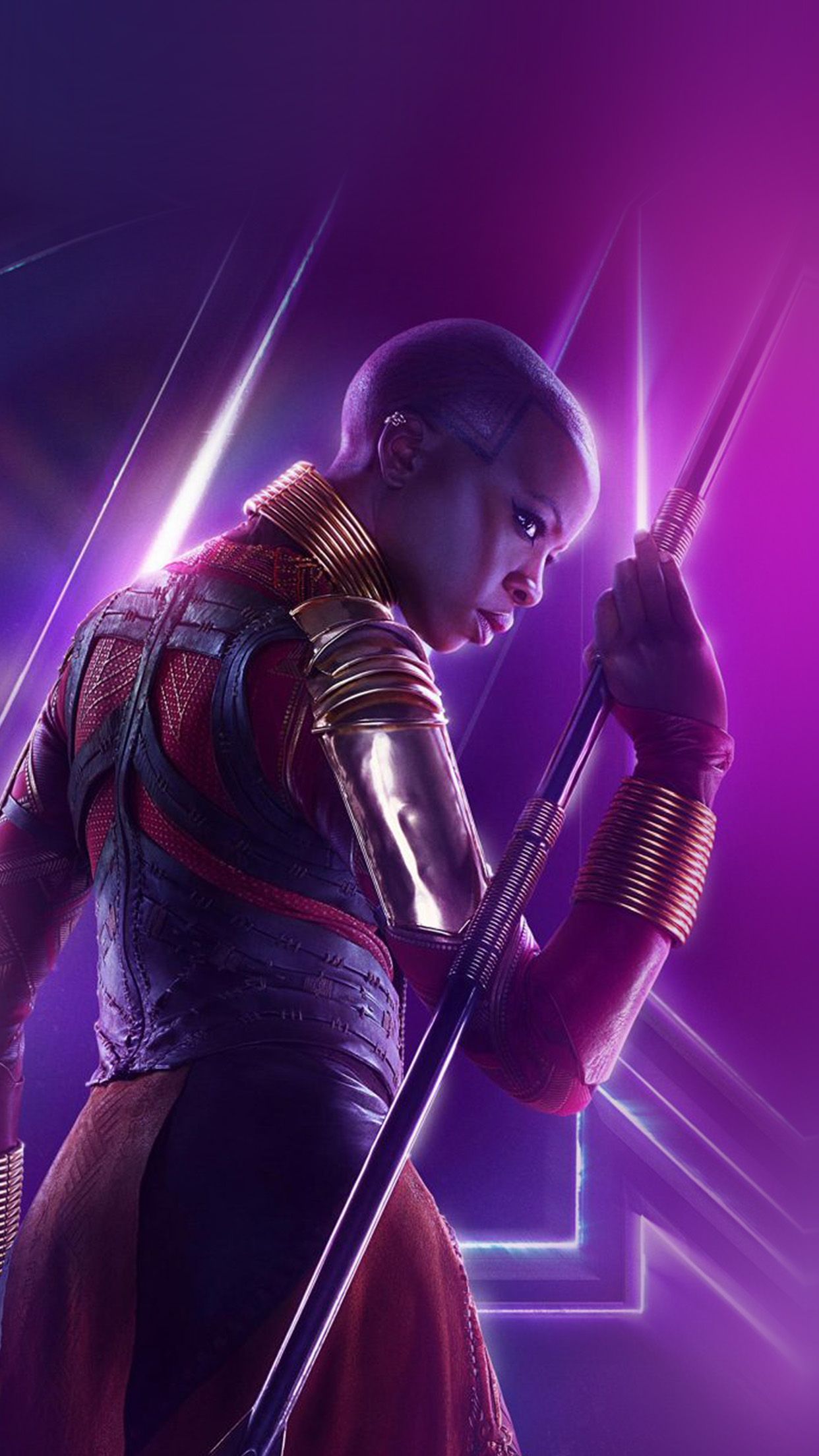 Avengers Danai Girl Blackpanther Hero Marvel Art Film Wallpaper