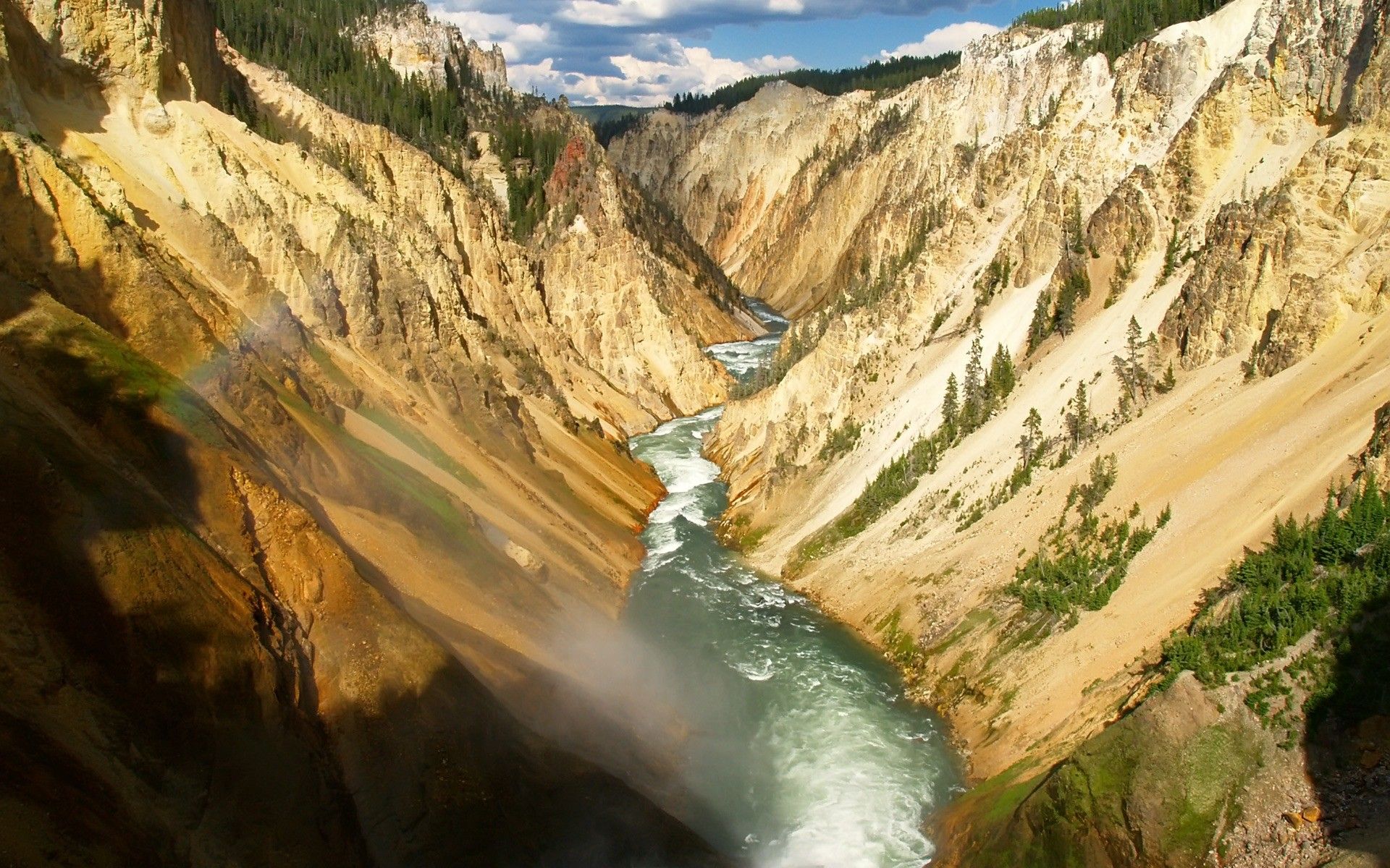 mountains, landscapes, nature, valley, canyon, rivers wallpaper