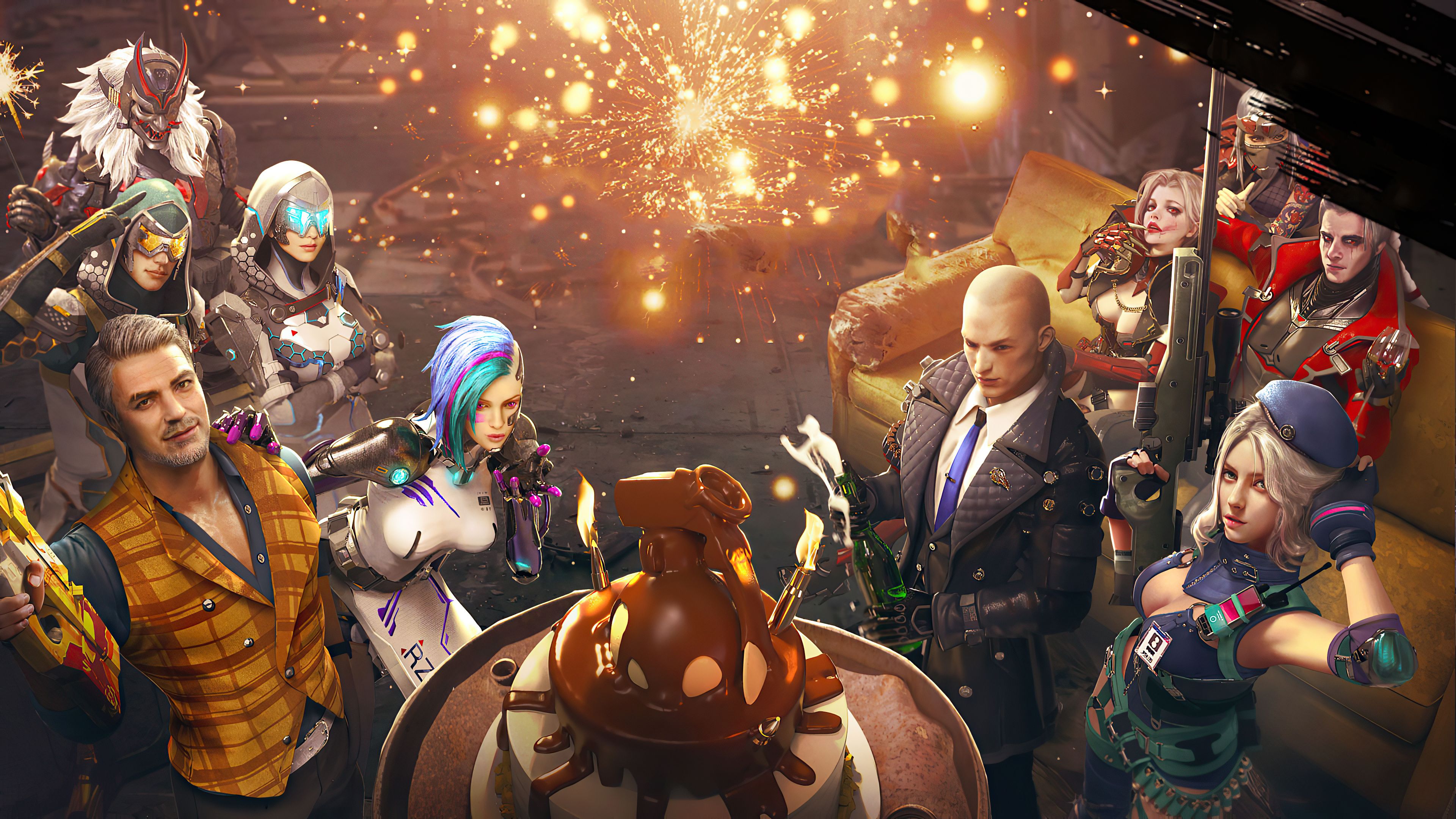 Free Fire Team Wallpaper, HD Games 4K .wallpaperden.com