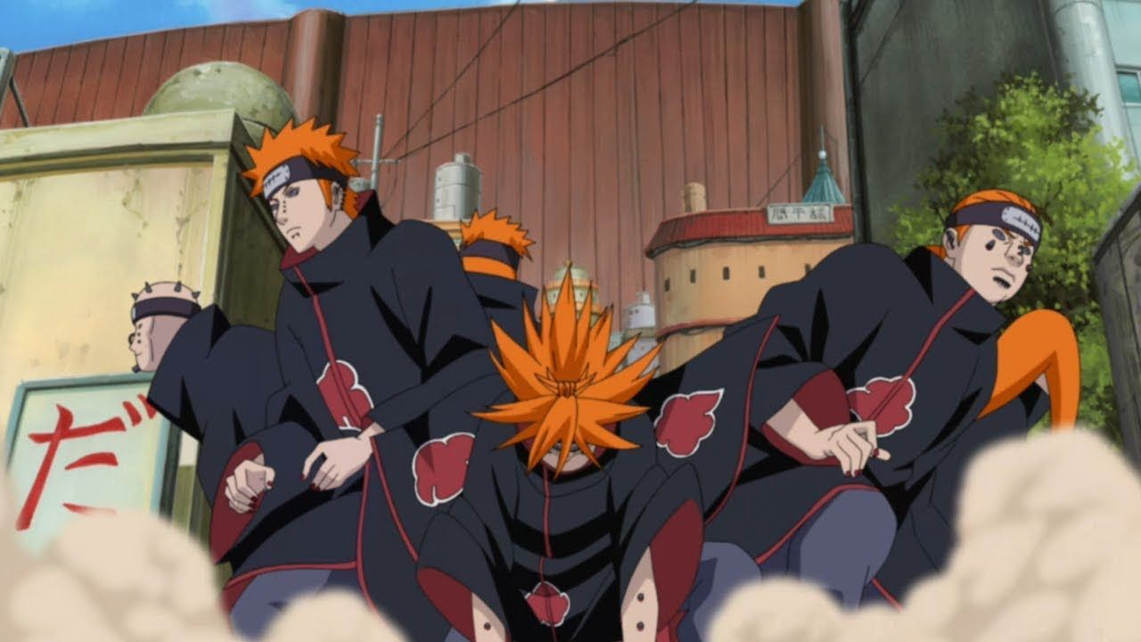 Pain Attacks Konoha & Tears Down The Village For Naruto Uzumaki