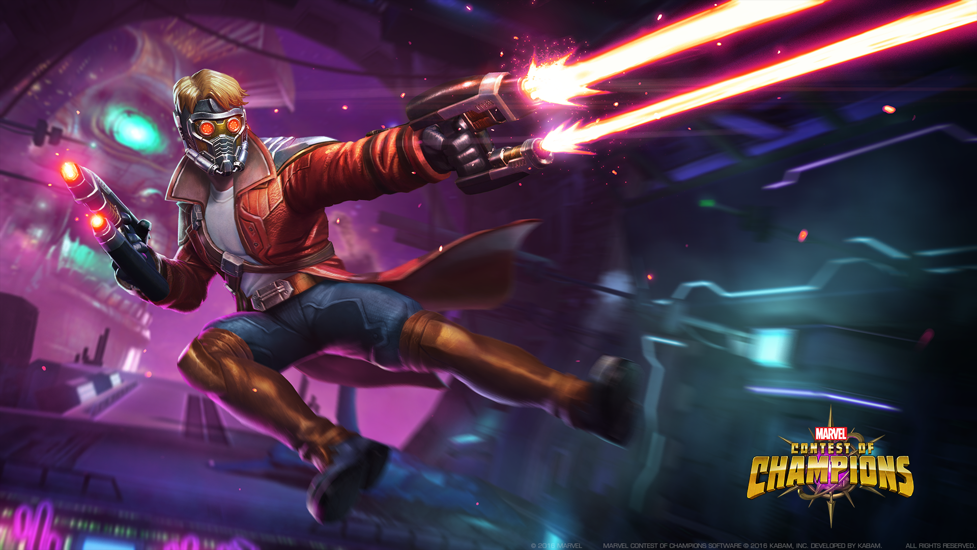 Video Game MARVEL Contest of Champions Star Lord Wallpaper. Contest of champions, Marvel puzzle quest, Background image