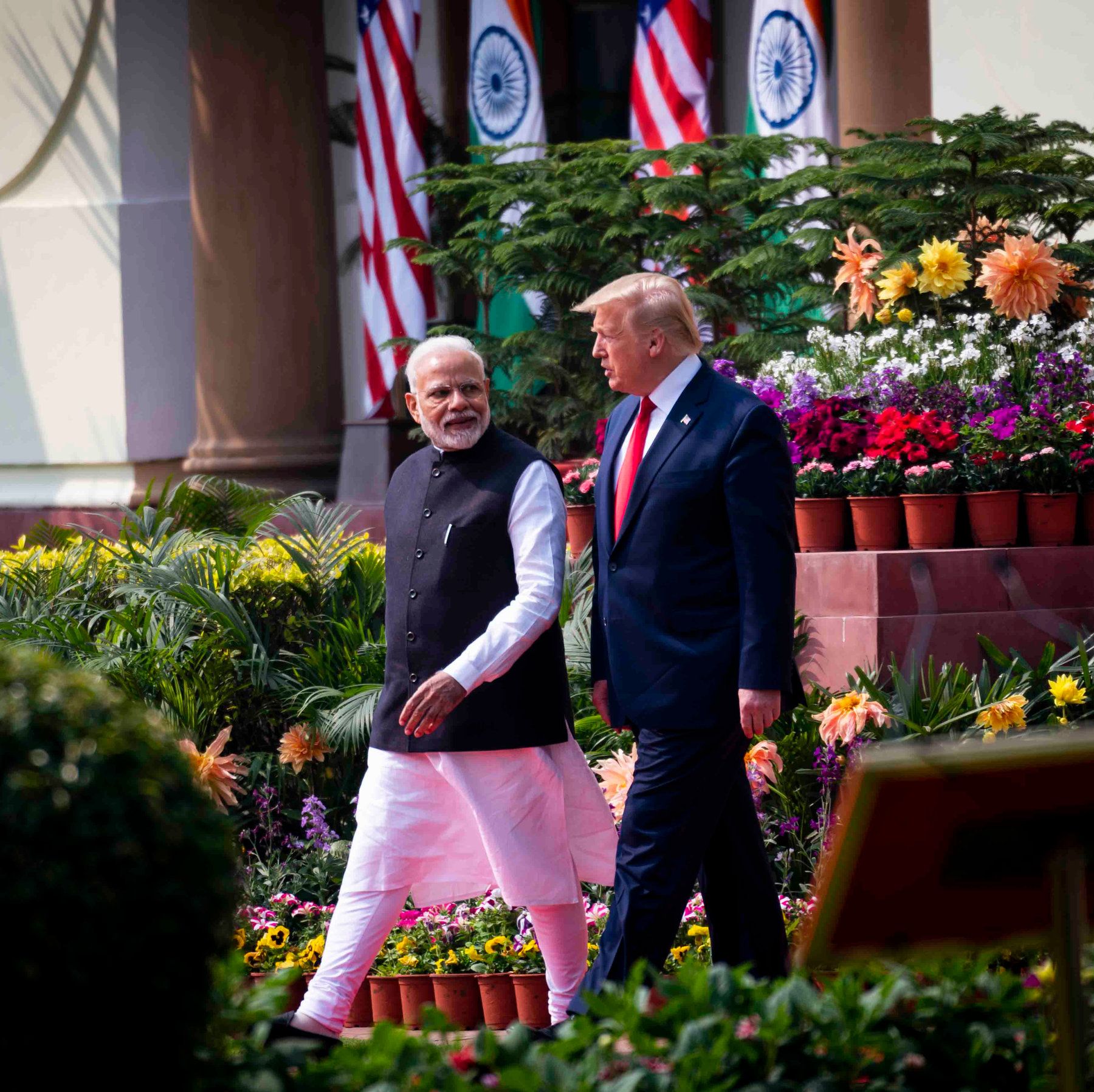 Photos of Trump's Trip to India