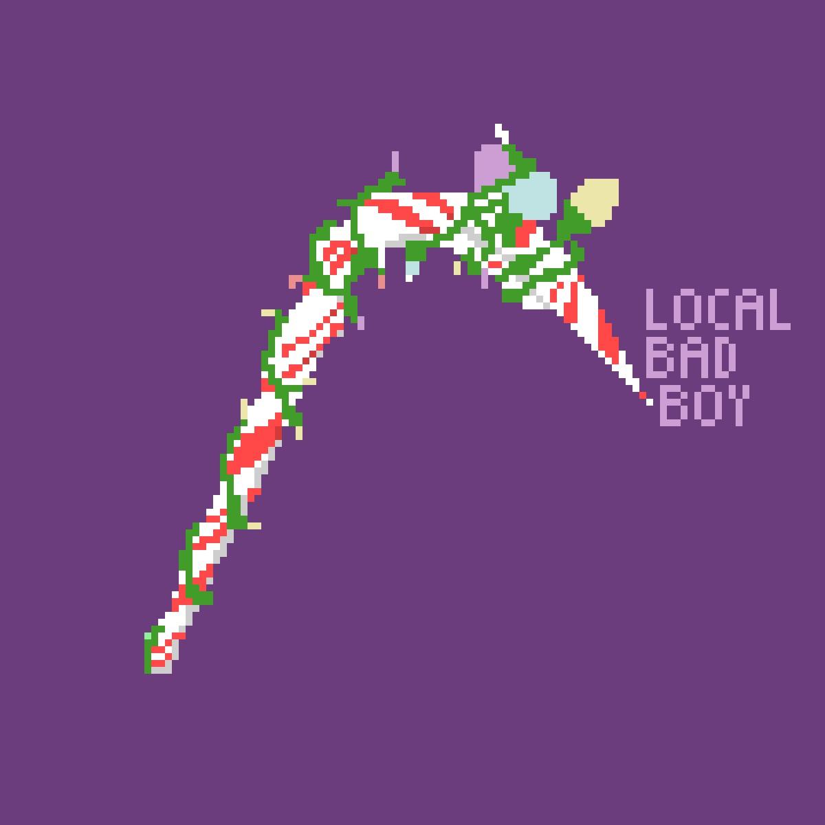 Fortnite Candy Cane Pick Purple Smokey Background Fortnite Candy Axe Wallpapers Wallpaper Cave