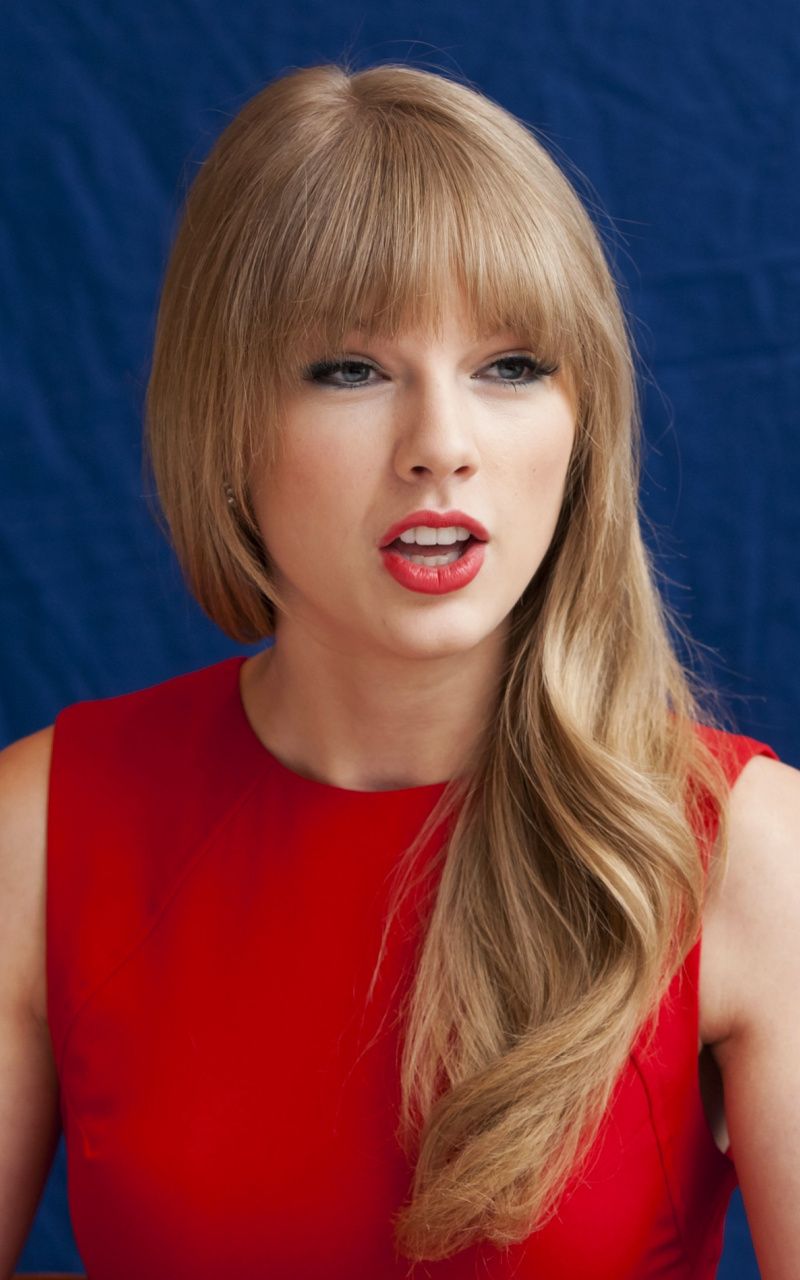 Download Celebrity, Red Dress, Beautiful, Taylor Swift Wallpaper, 800x Samsung Galaxy Note GT N Meizu MX 2