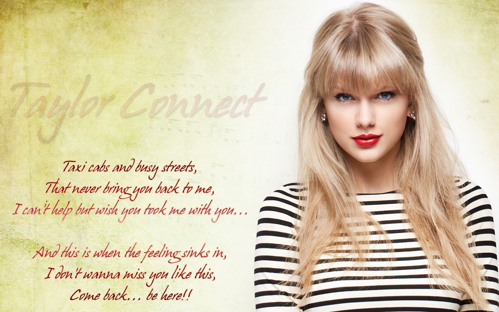 My RED Wallpaper of Taylor - updated 03 30 13, Taylor Swift