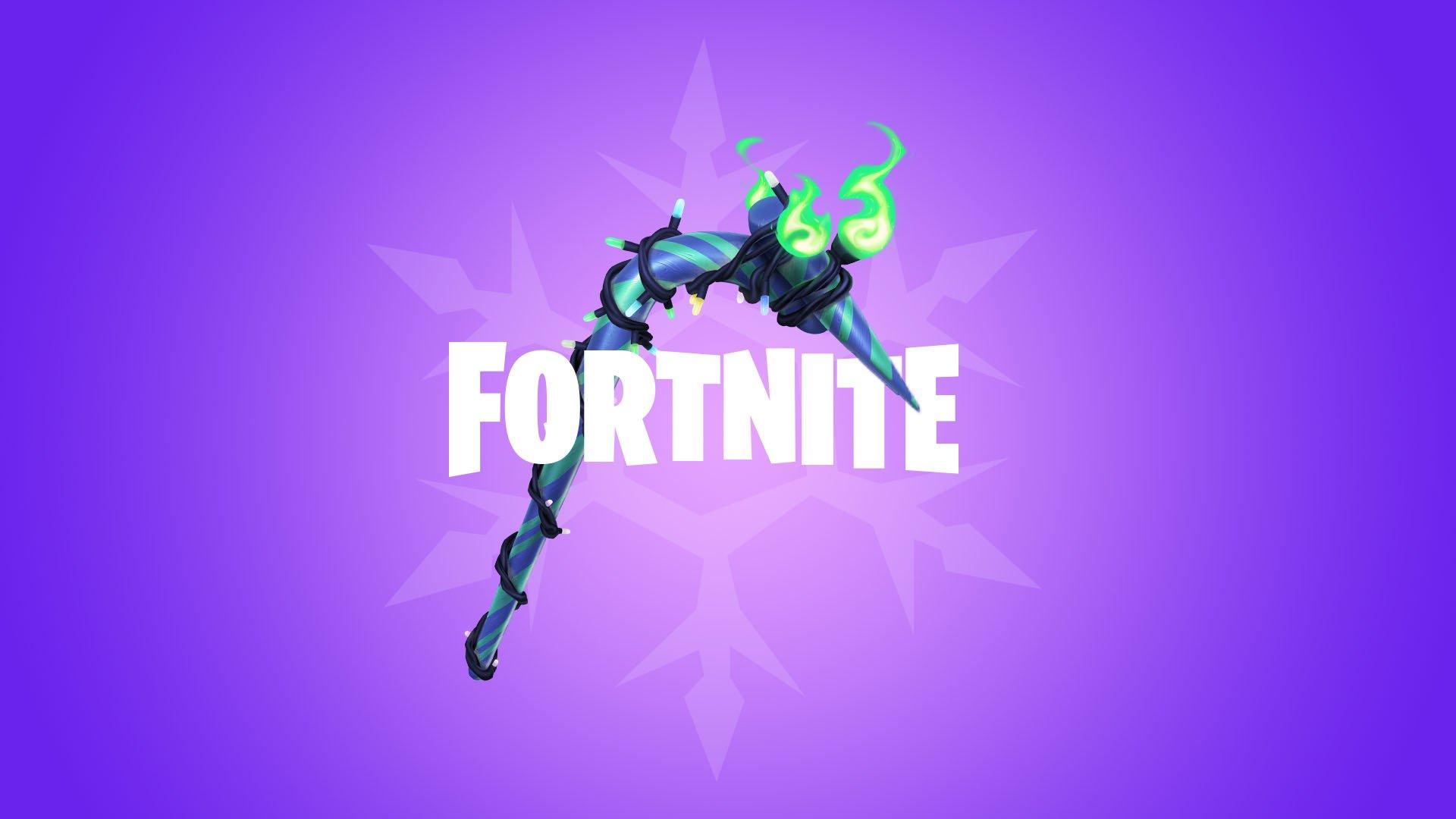 Fortnite Minty Pickaxe Wallpaper