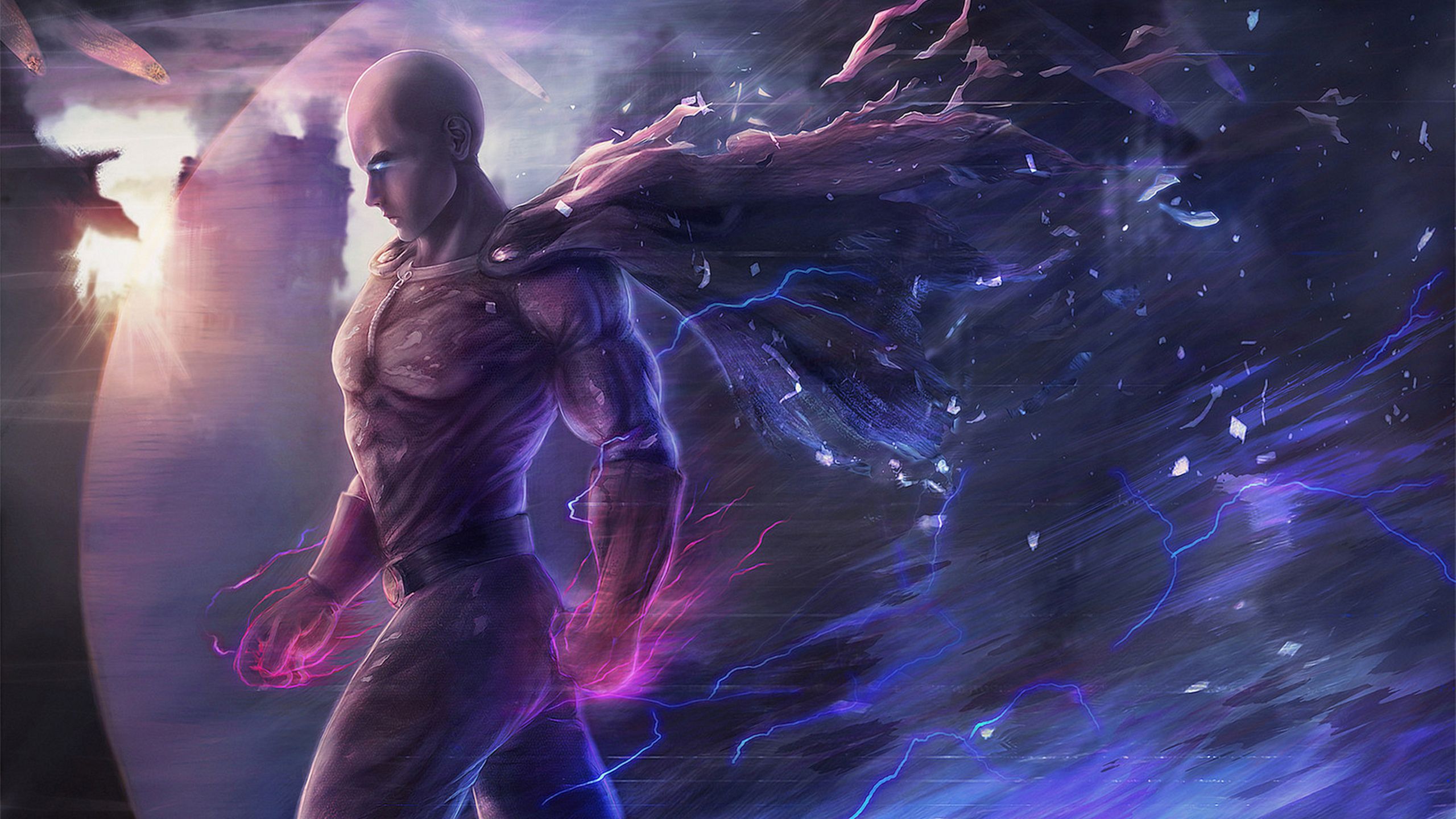 Saitama One Punch Man 1440P Resolution HD 4k Wallpaper, Image, Background, Photo and Picture