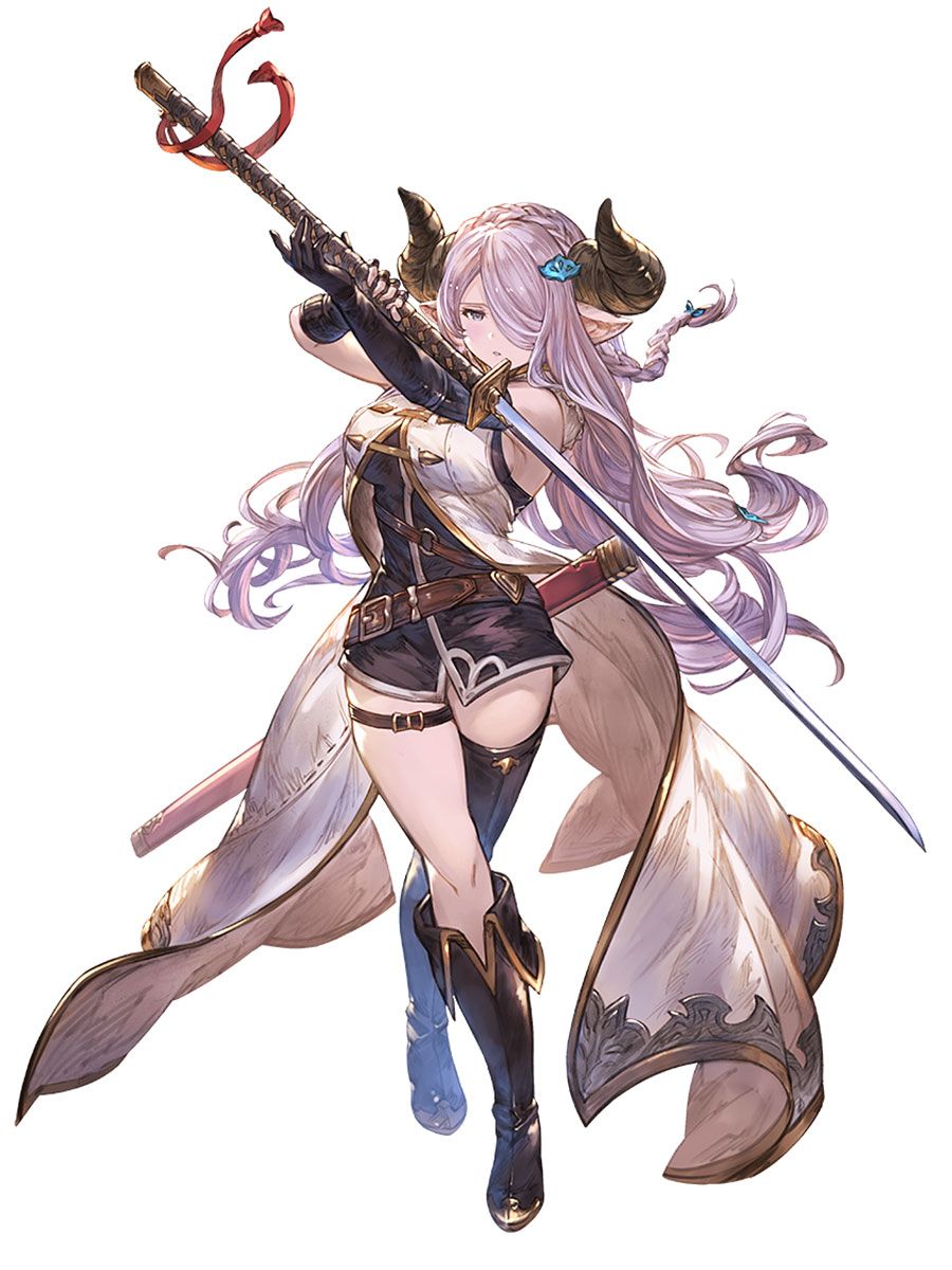 Narmaya Art Fantasy Versus Art Gallery. Gothic fantasy art, Urban fantasy art, Granblue fantasy characters