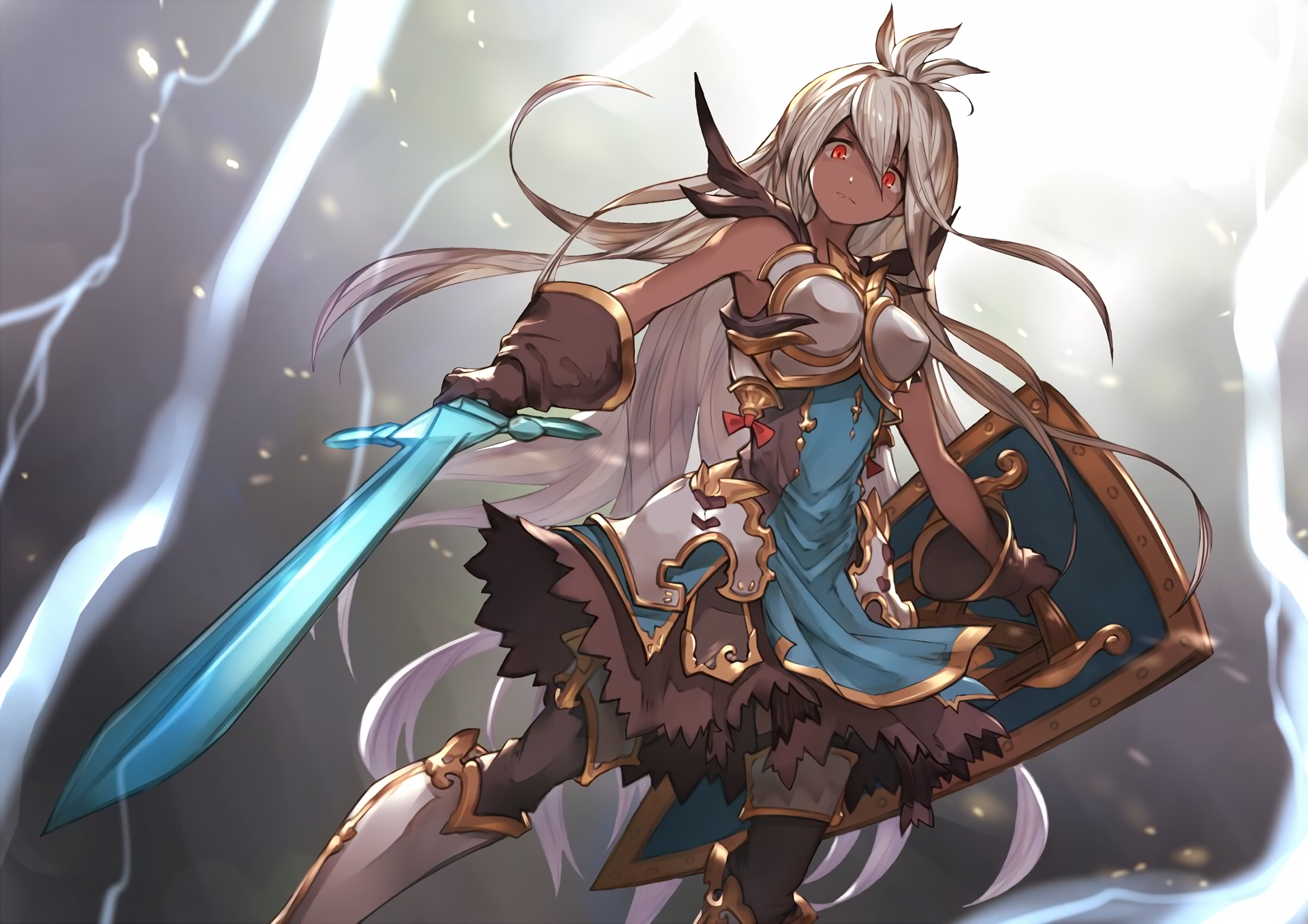 Anime Granblue Fantasy The Order Grande (Granblue Fantasy) Wallpaper. Fantasy character design, Anime warrior, Character art