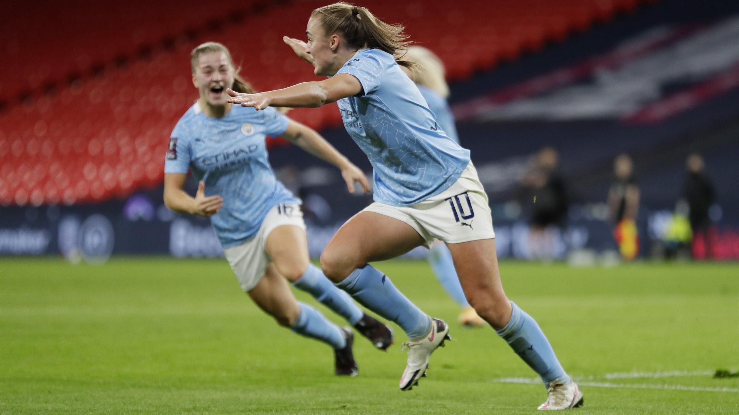 Georgia Stanway strikes as Manchester City lift Women's FA Cup