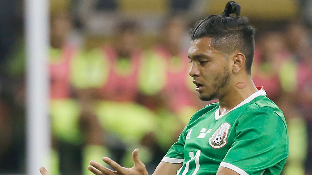 Mexico's Jesus 'Tecatito' Corona out of U.S. qualifier and Confederations Cup. Mexico, World cup qualifiers, World cup