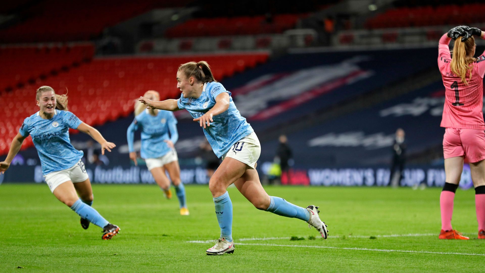 Everton 1 3 Manchester City: Georgia Stanway Late Show Seals Women's FA Cup Final Triumph