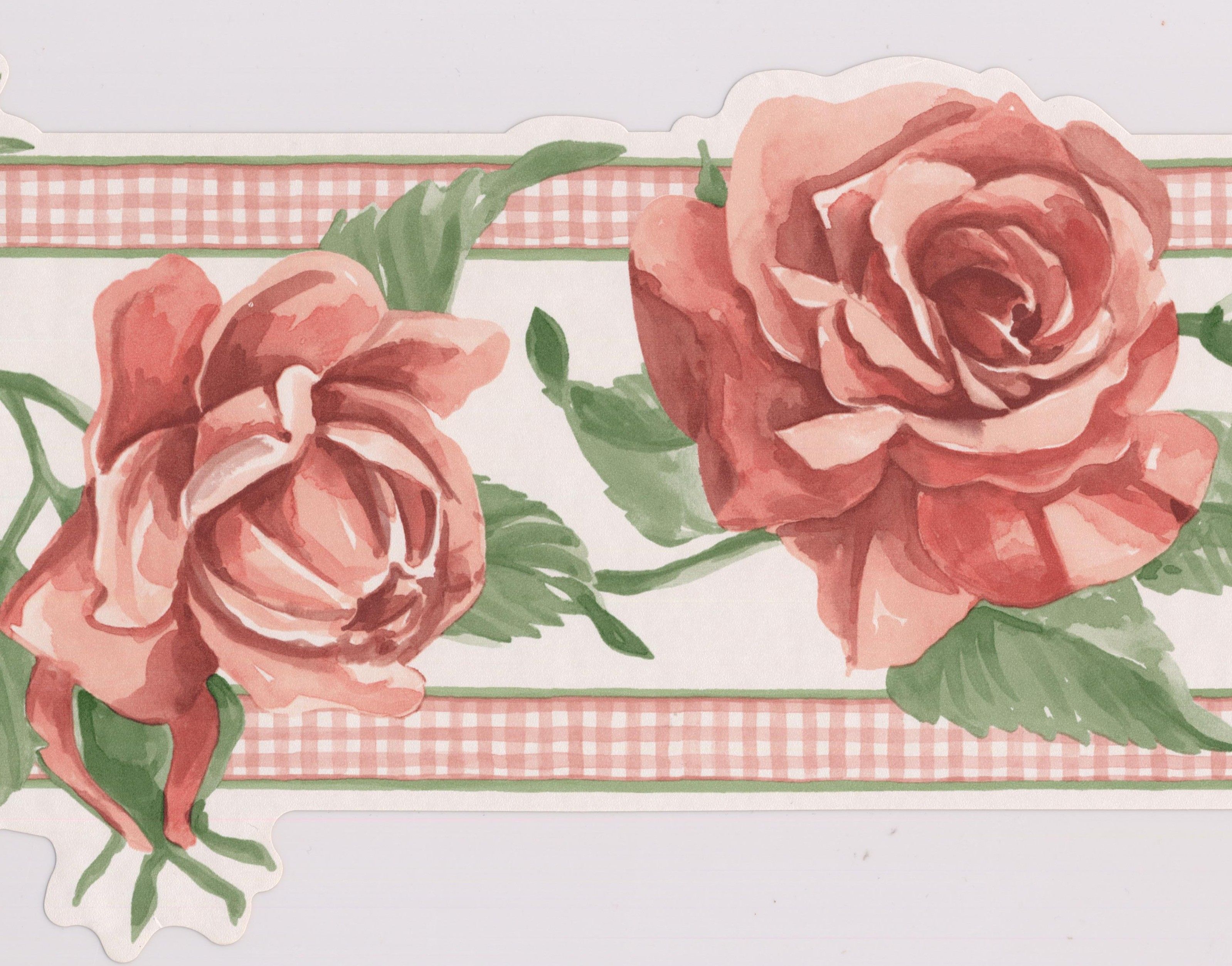 Retro Art Blooming Roses Wallpaper Border' x 8.26. Lowe's Canada
