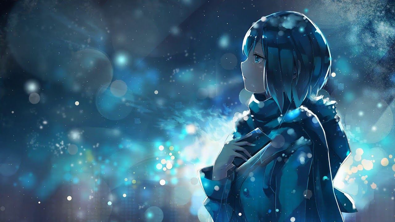Winter Anime Girl Video HD Live Wallpaper