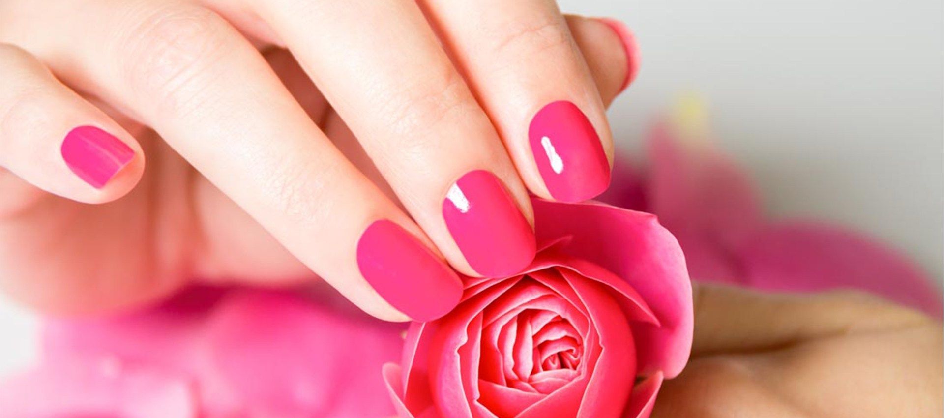 Pink Wallpaper Nails