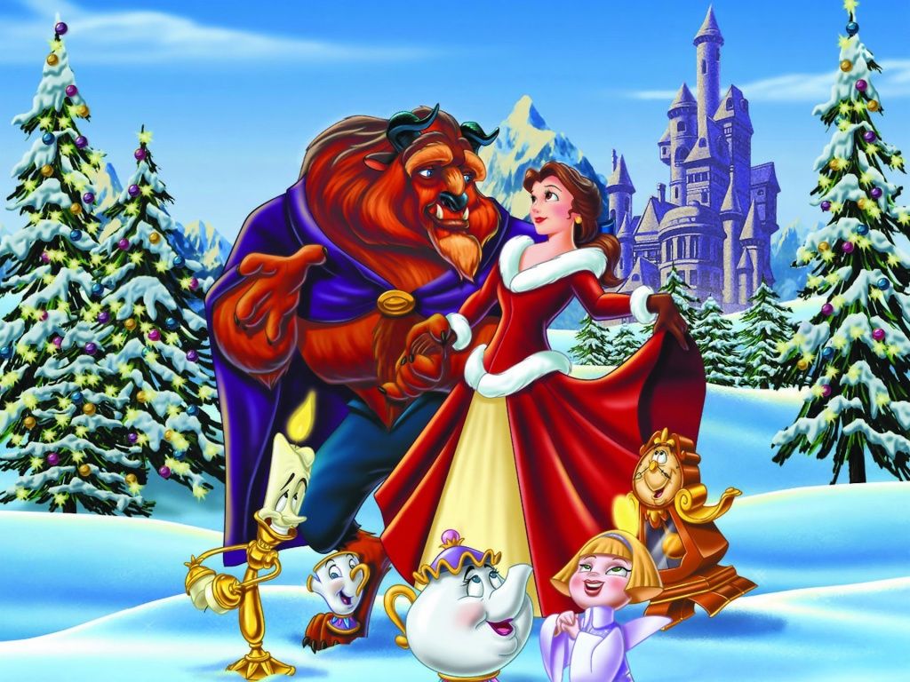 Beauty and the Beast Christmas Wallpaper. Christmas Wallpaper, Beautiful Christmas Wallpaper and Awesome Christmas Wallpaper