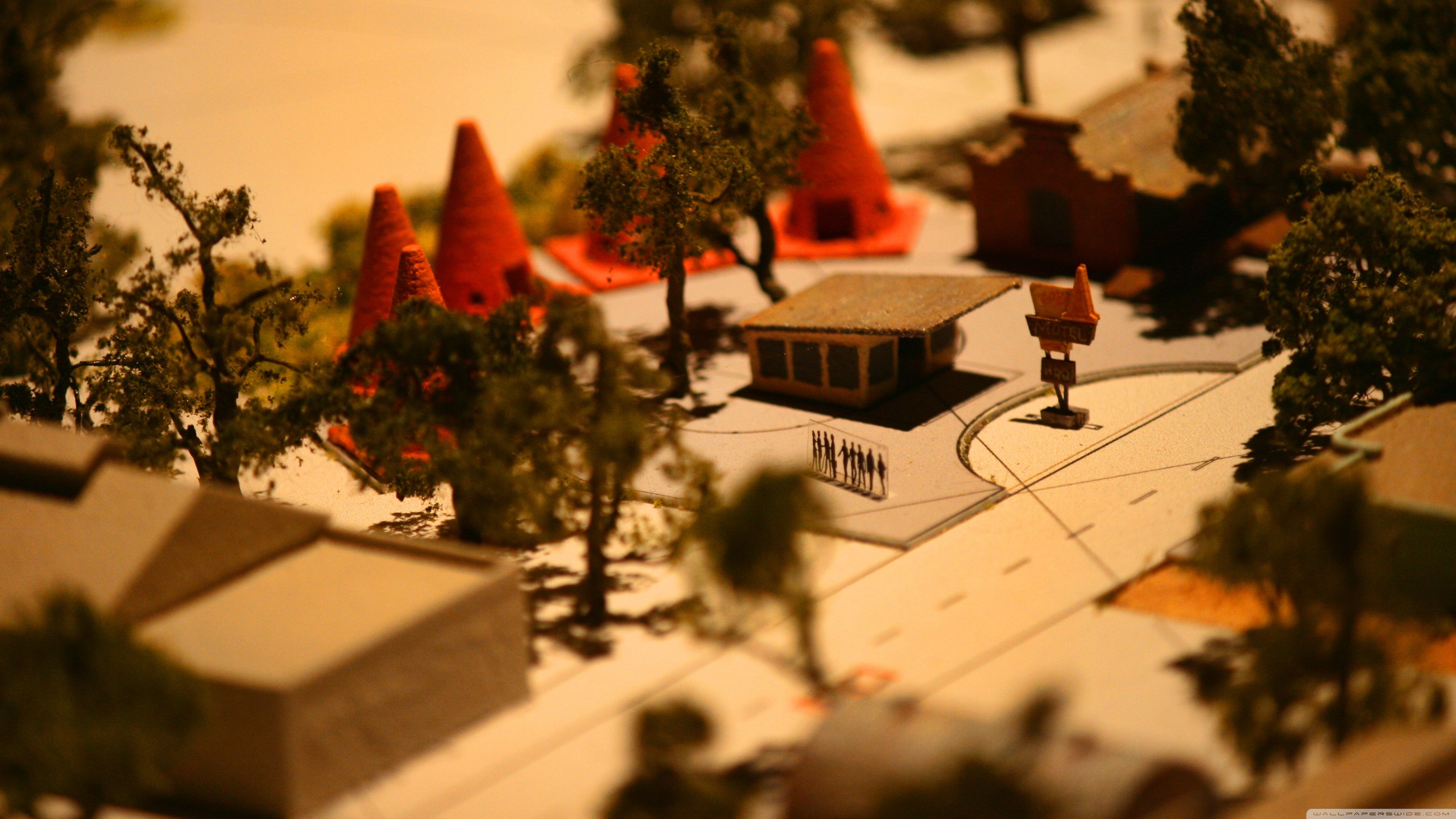 Cozy Cone Motel Ultra HD Desktop Background Wallpaper for 4K UHD TV, Tablet