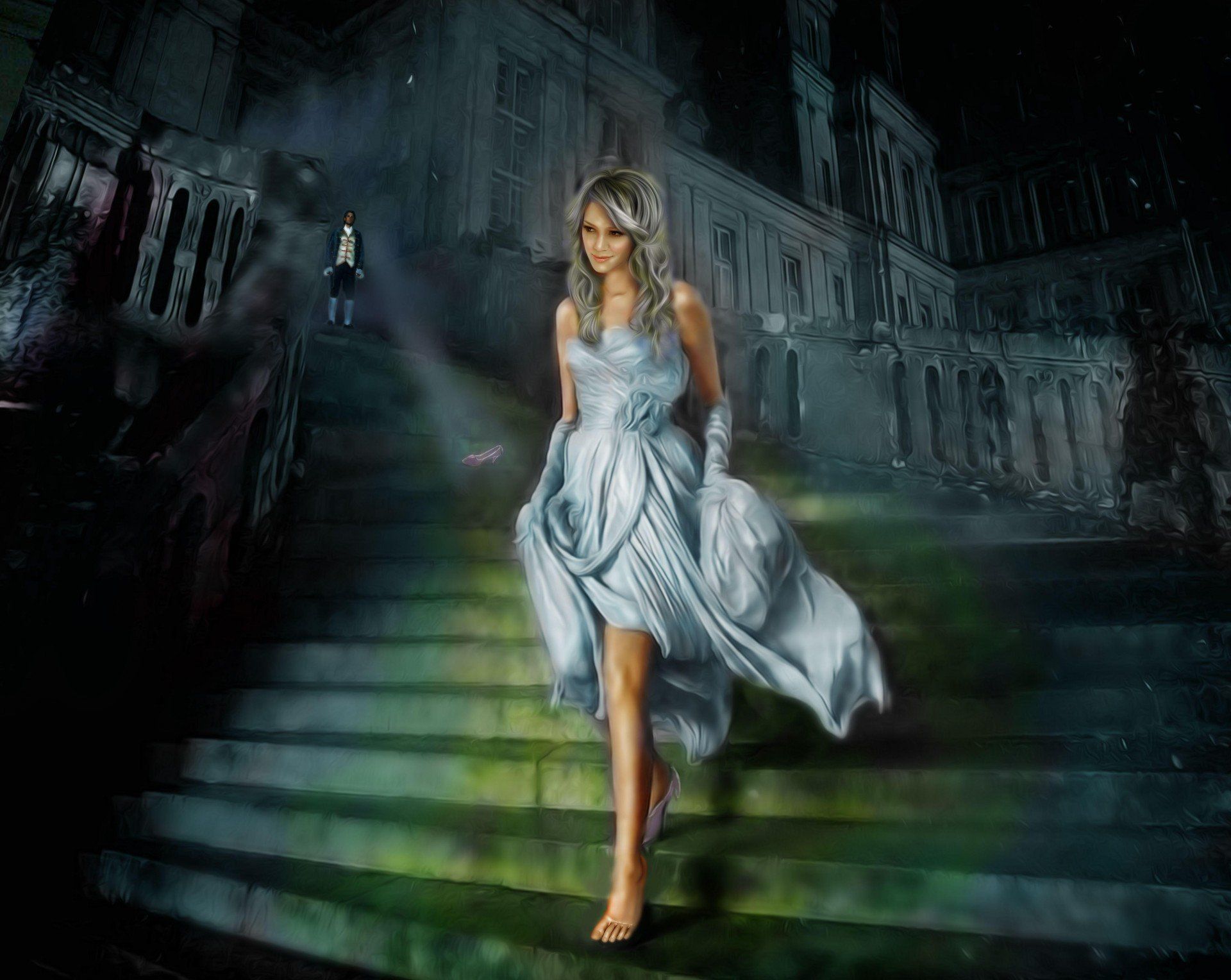 foot cinderella stairs tanks HD wallpaper for computer or android device. Digital art fantasy, Cinderella wallpaper, Cinderella art